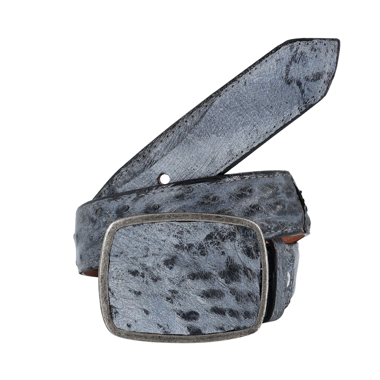 Cinturon HC Para Hombre En Piel De Avestruz