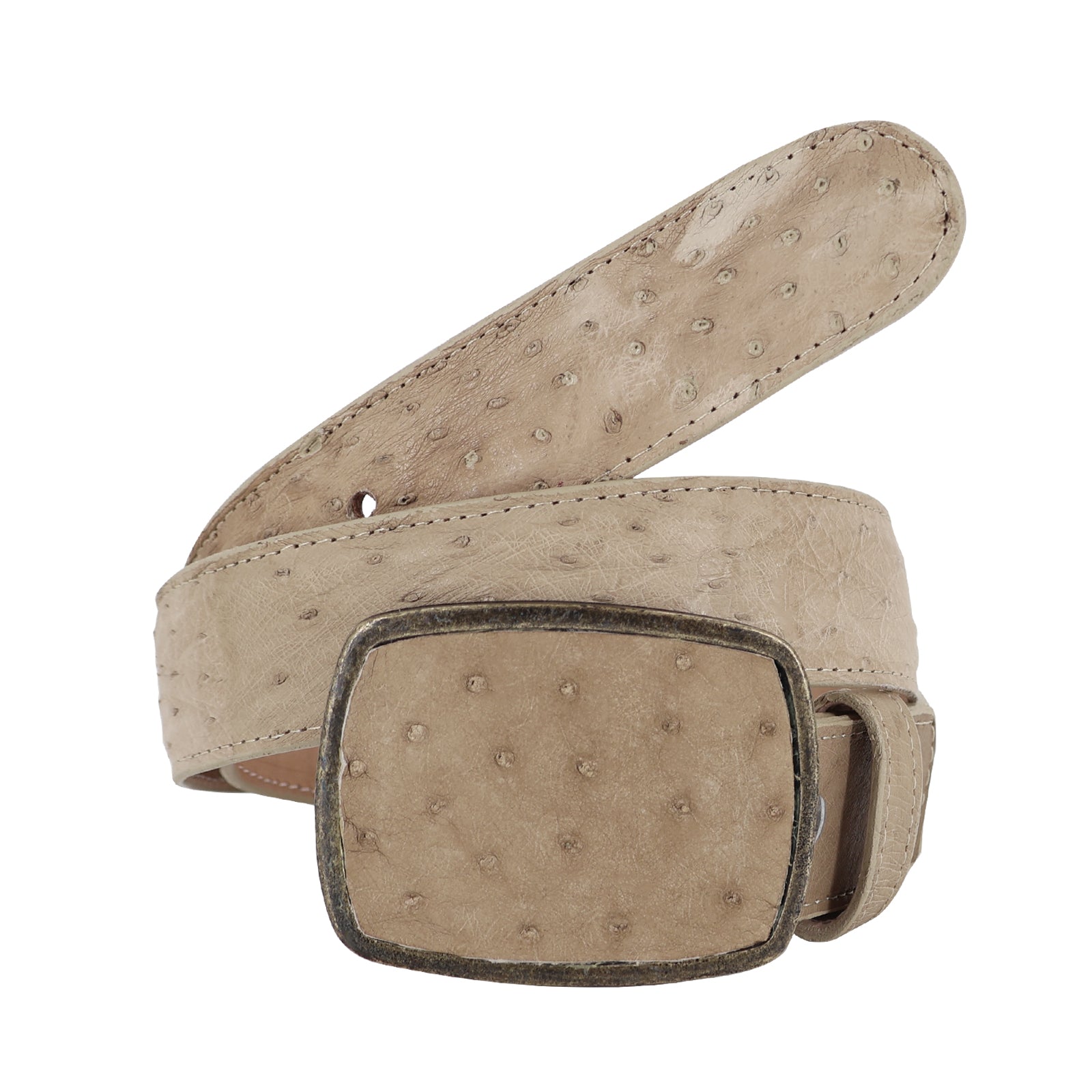 Cinturon HC Para Hombre En Piel De Avestruz