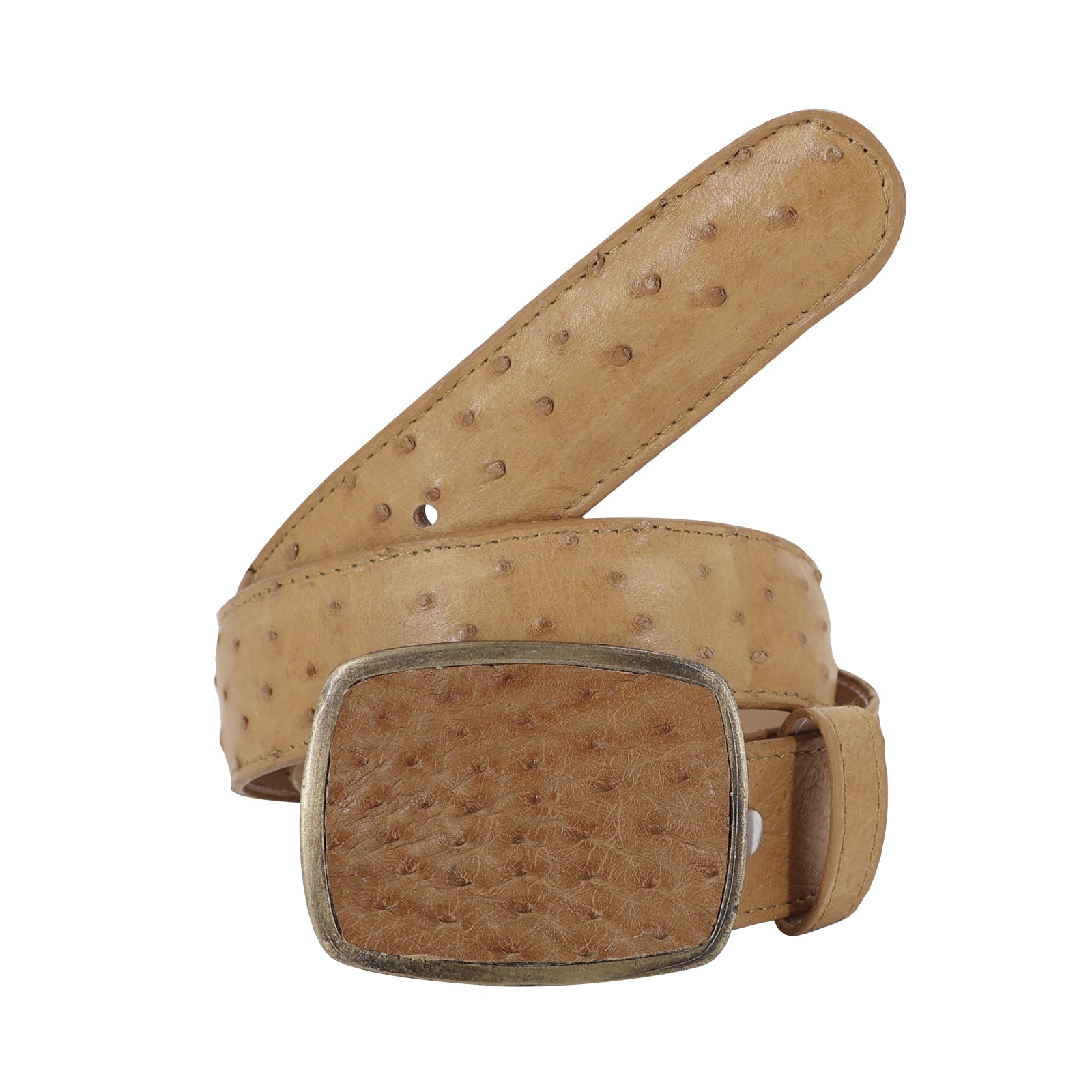 Cinturon HC Para Hombre En Piel De Avestruz