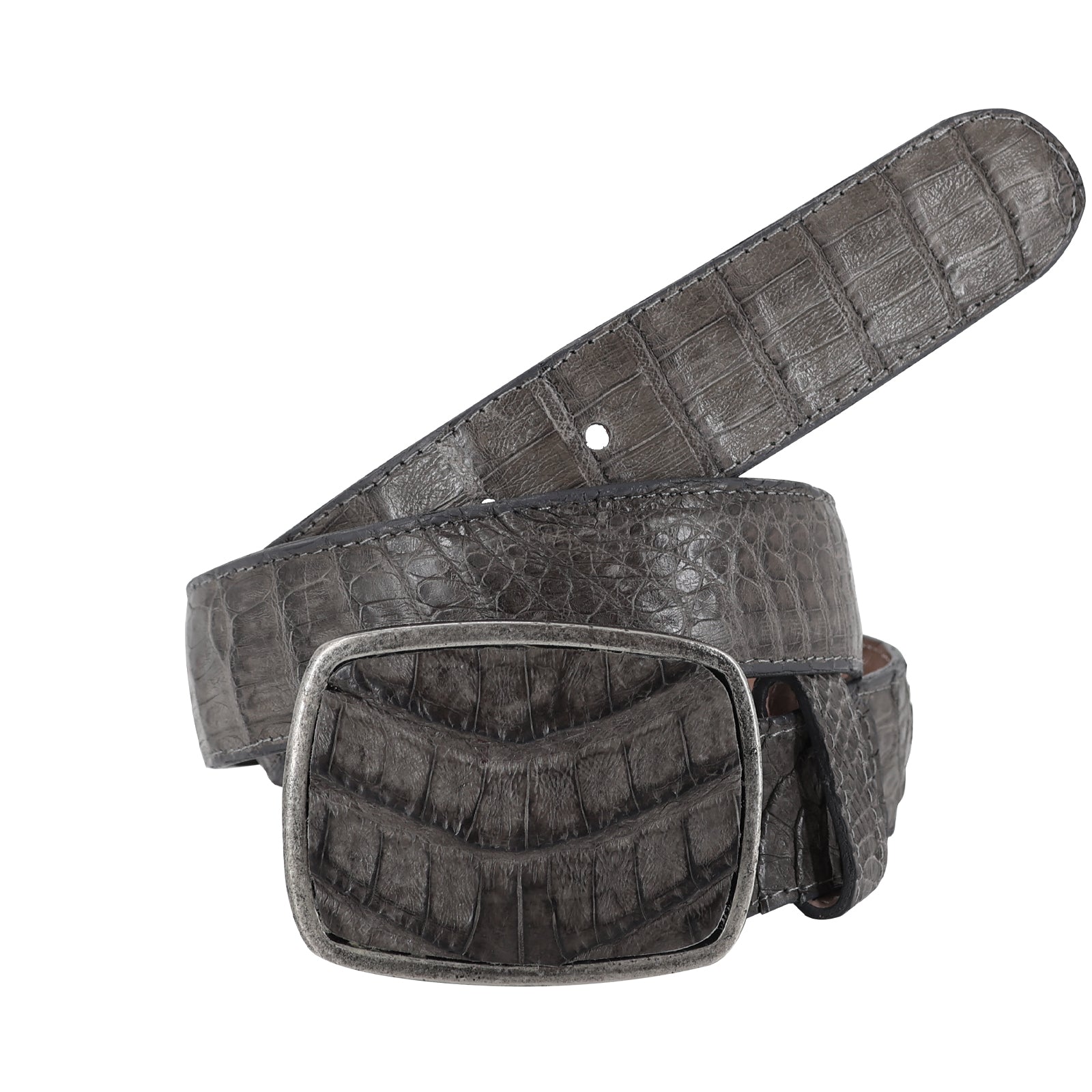 Combo Bota Y Cinto HC A Elegir Bota Bulldog Cocodrilo Cola Gris