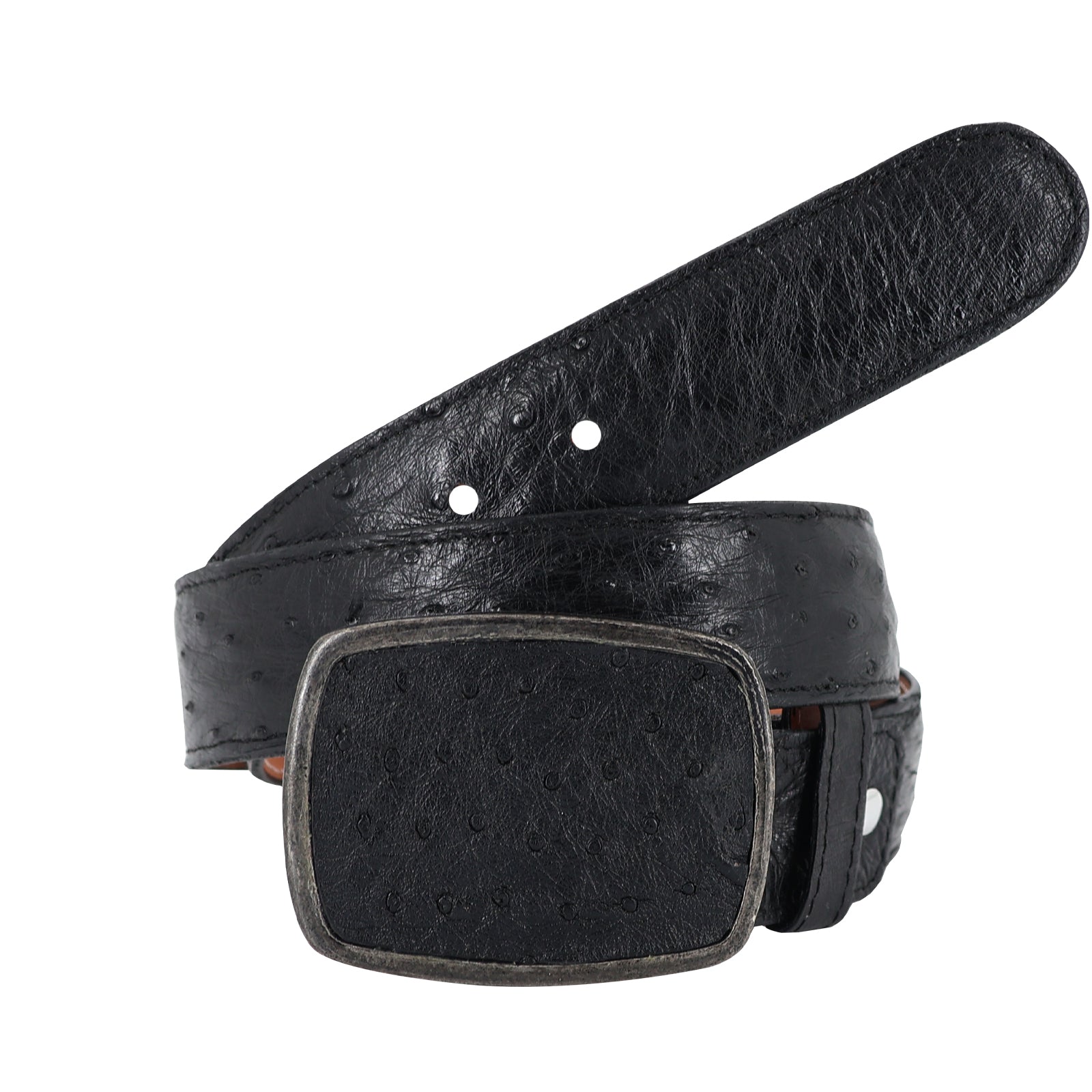 Cinturon HC Para Hombre En Piel De Avestruz