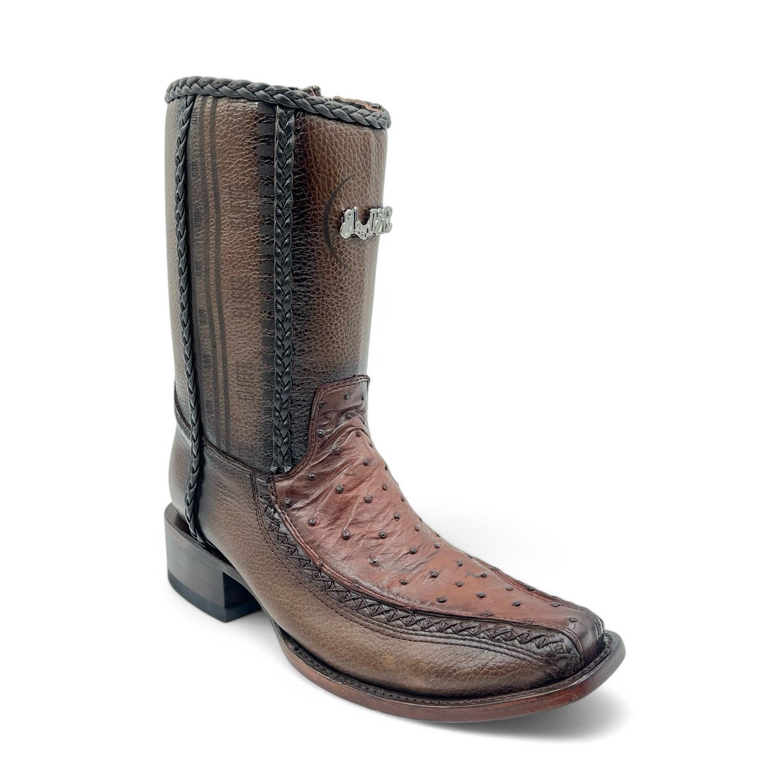 Botin Jefe En Piel De Avestruz