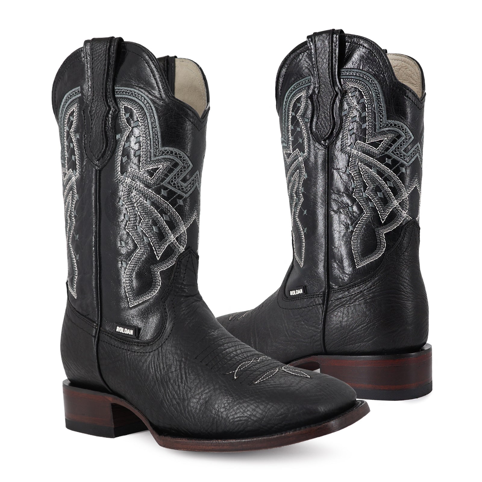 Bota Vaquera Bulldog Búfalo Negro