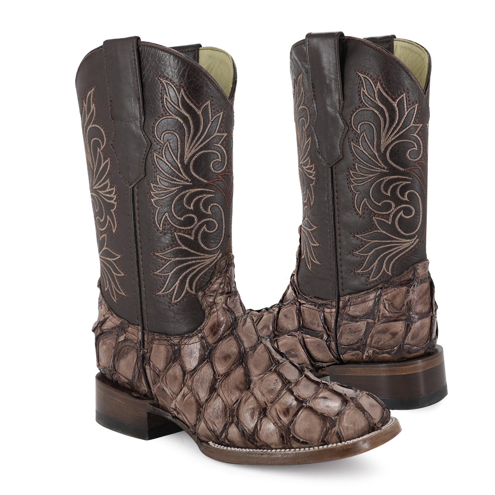 Bota Vaquera Bulldog Pescado Cafe