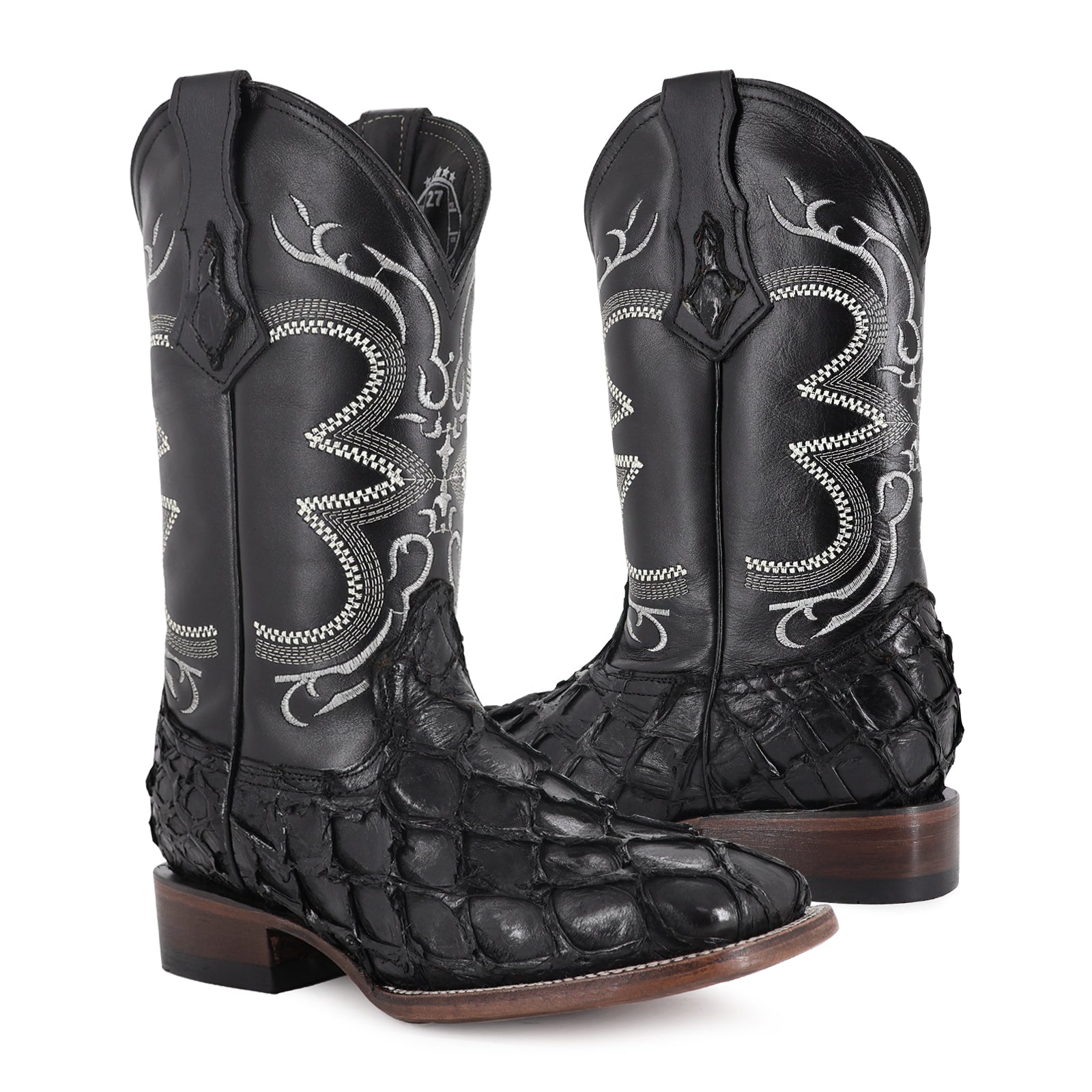 Bota Vaquera Bulldog Pescado Negro