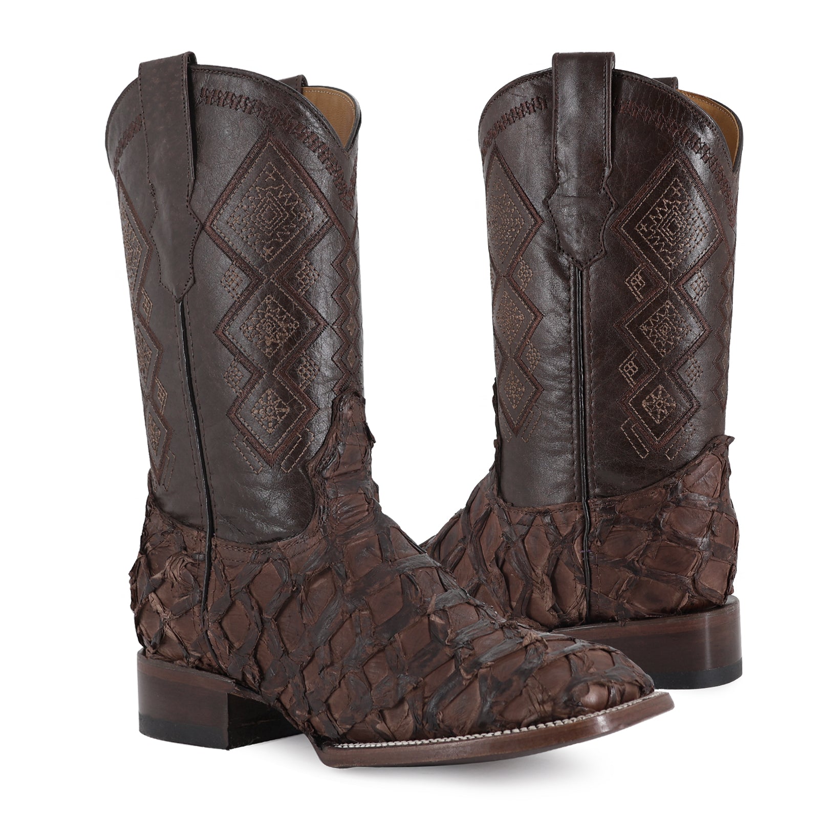 Bota Vaquera Bulldog Pescado Nobuck Cafe