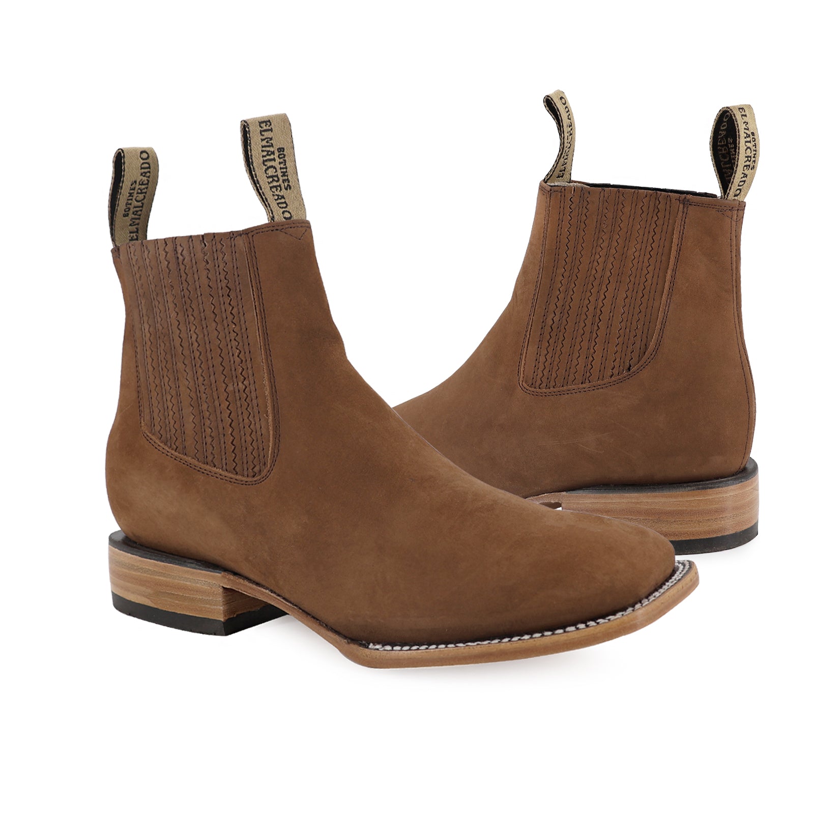 Botín Bulldog Nobuck Miel