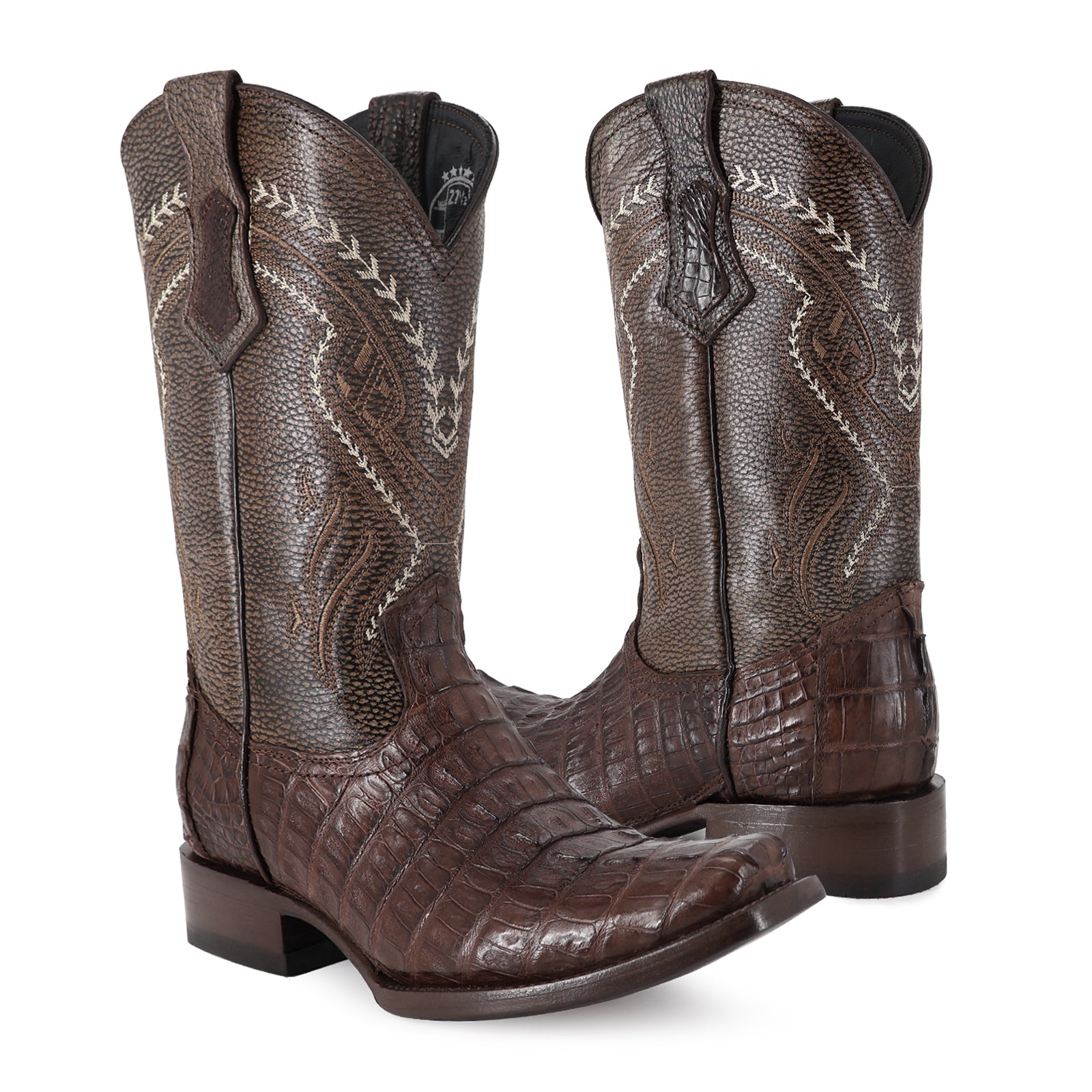 Bota Vaquera Dubai Cocodrilo Cola Cafe