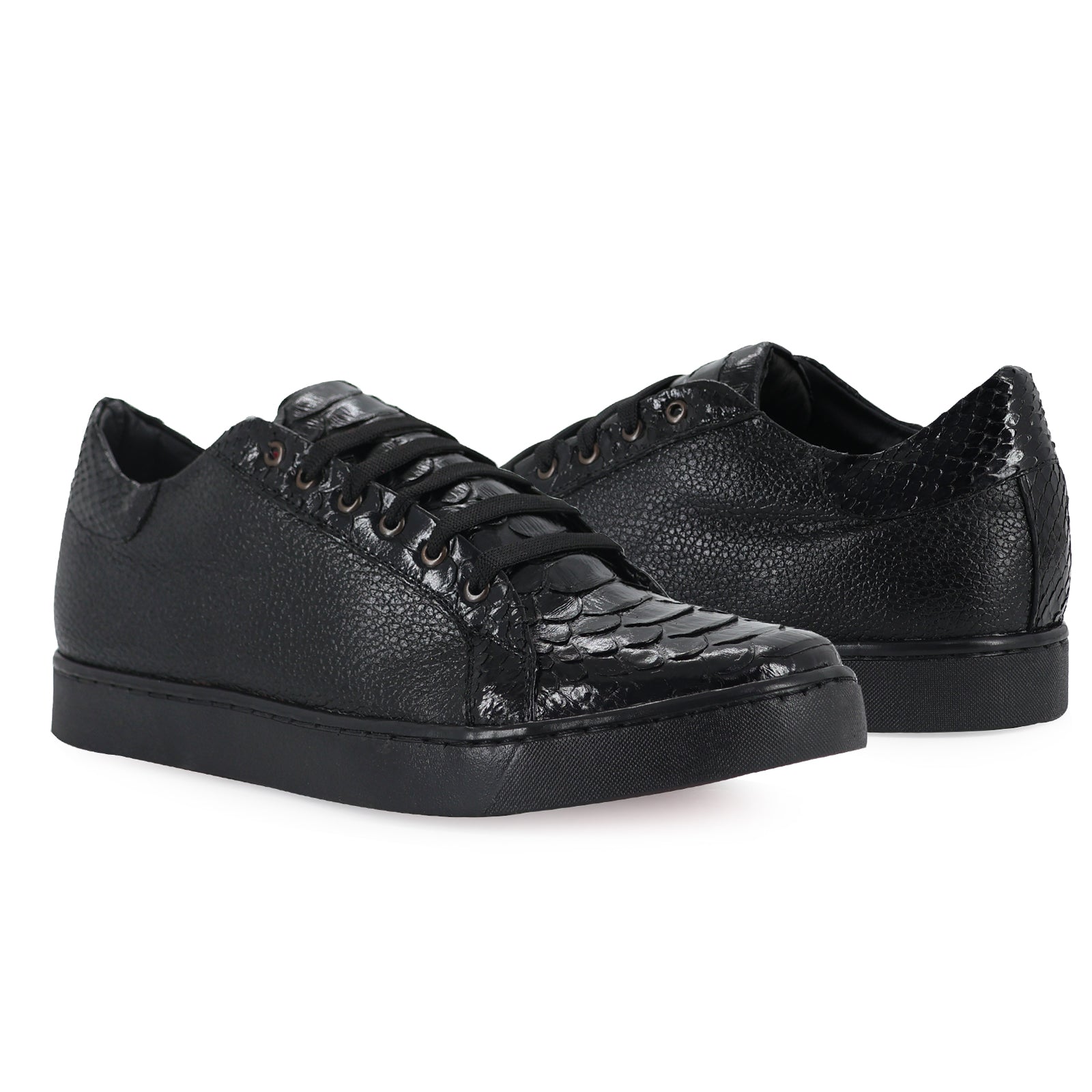 Tenis Maxi En Piel De Piton