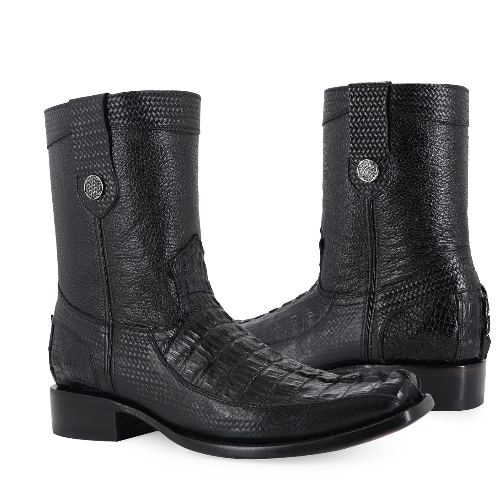 Botin Orion En Piel De Cocodrilo