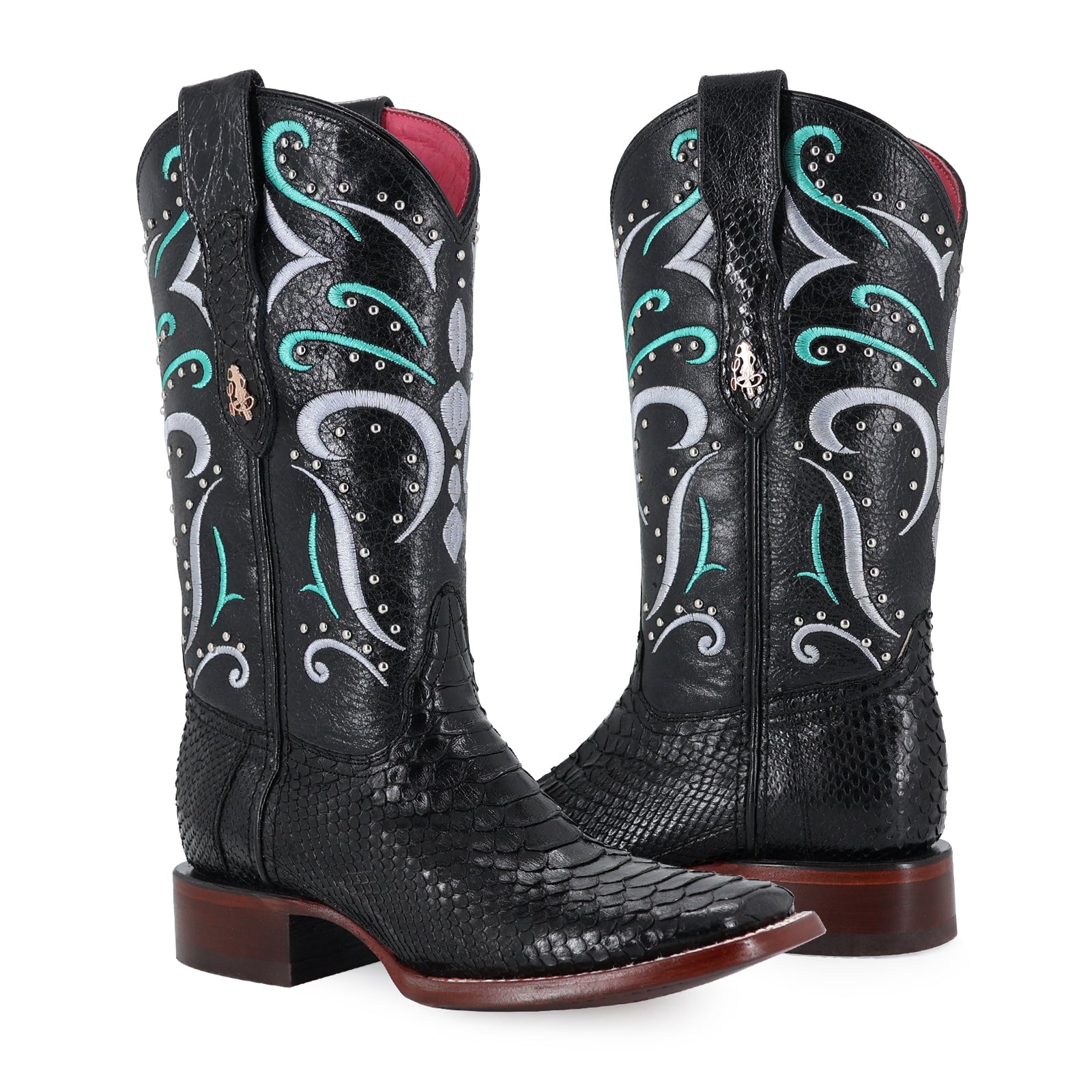 Bota vaquera para dama de piel modelo Joya