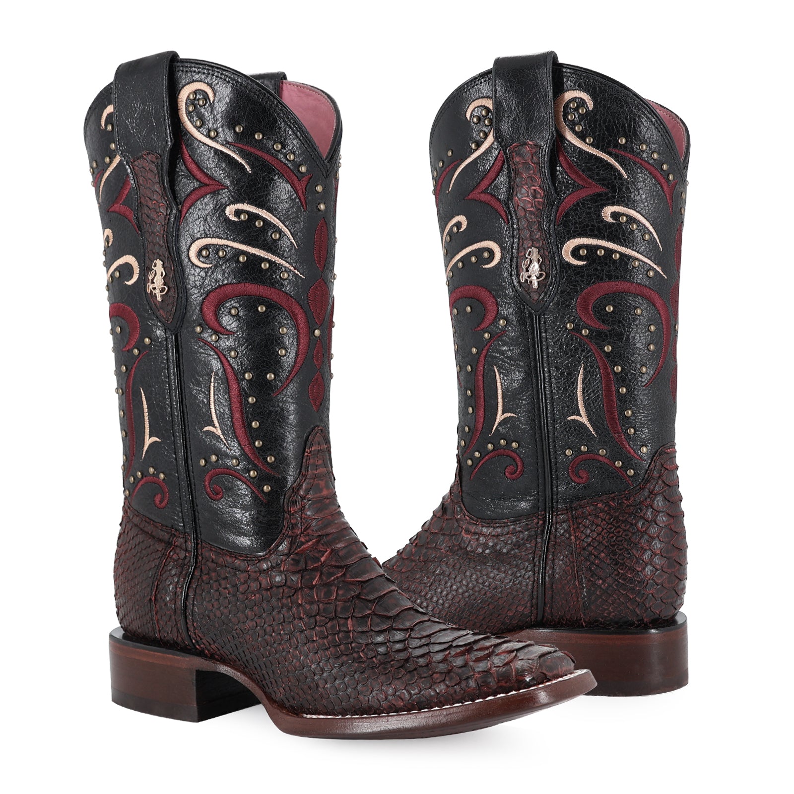 Bota vaquera para dama de piel modelo Joya