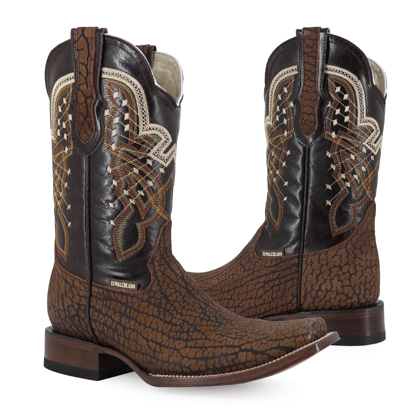 Bota Vaquera Dubai Cuello de Toro Miel