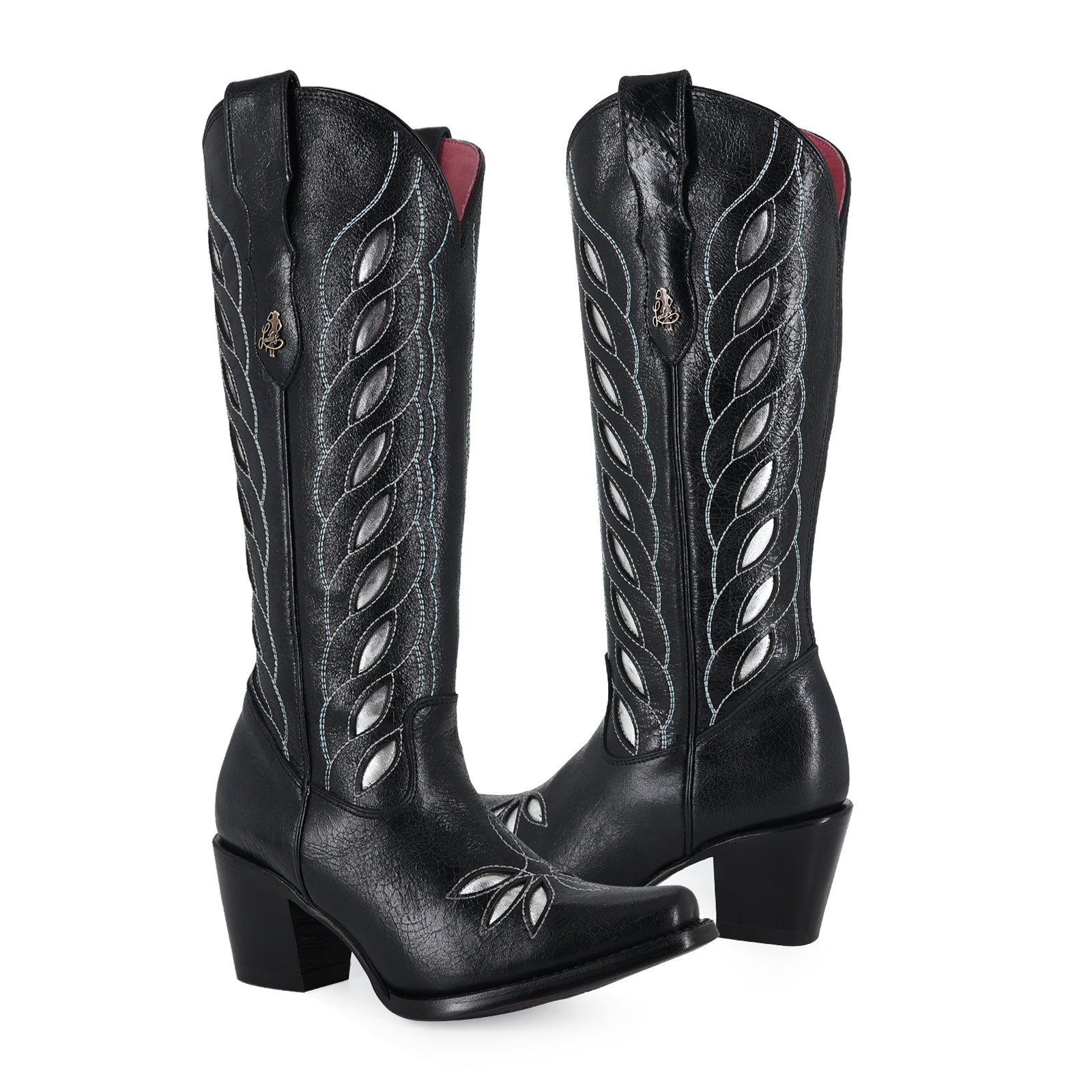 Bota vaquera para dama de piel modelo Maya