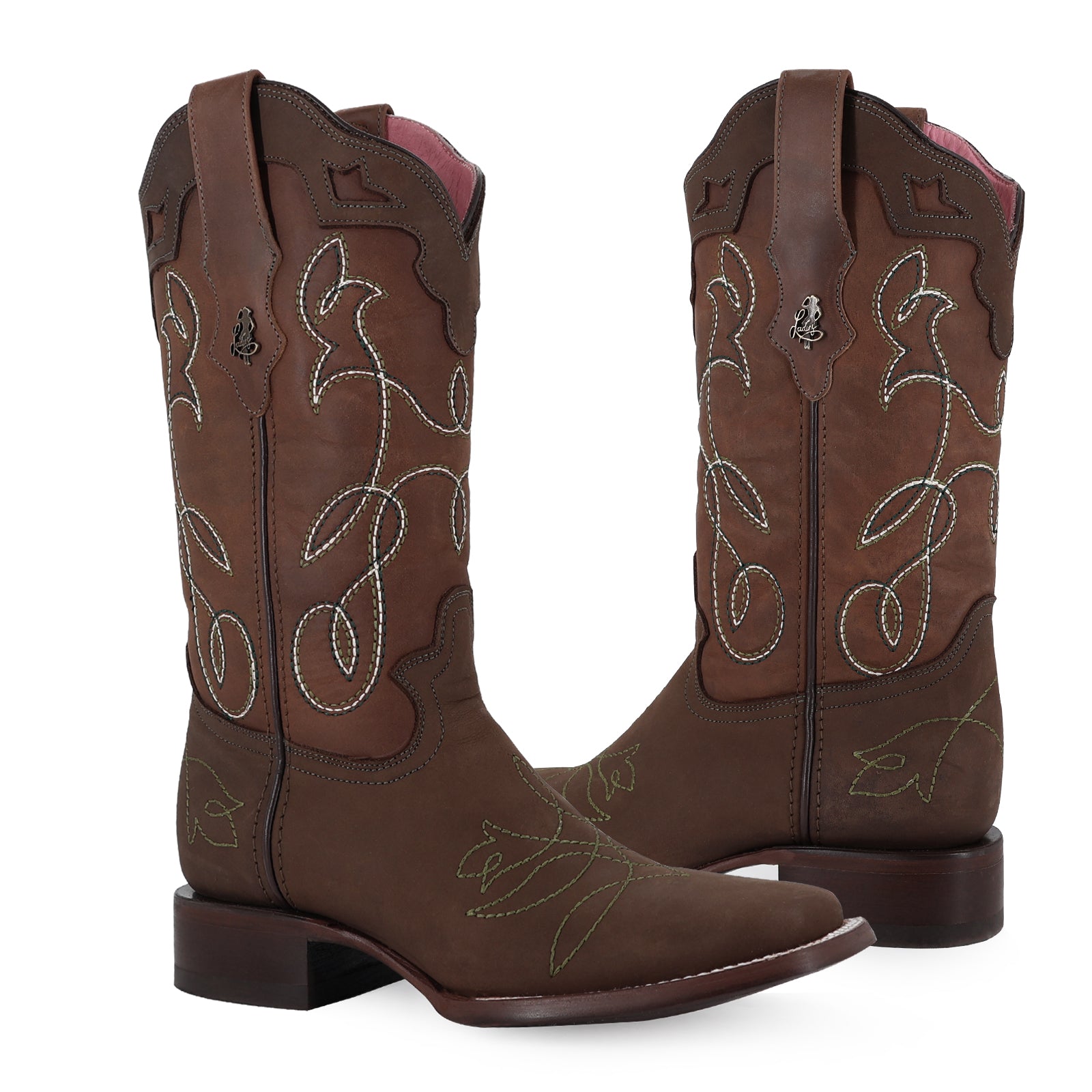 Bota vaquera para dama de piel modelo Palmira