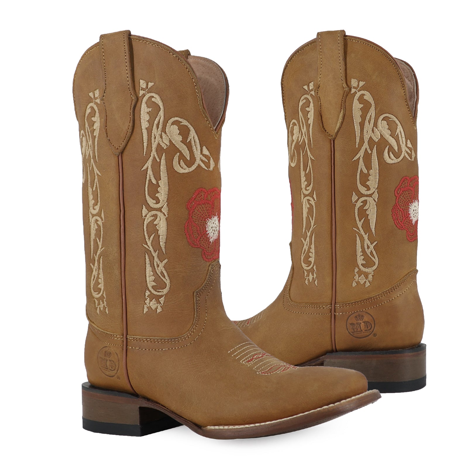 Bota vaquera para dama de piel modelo Chabela