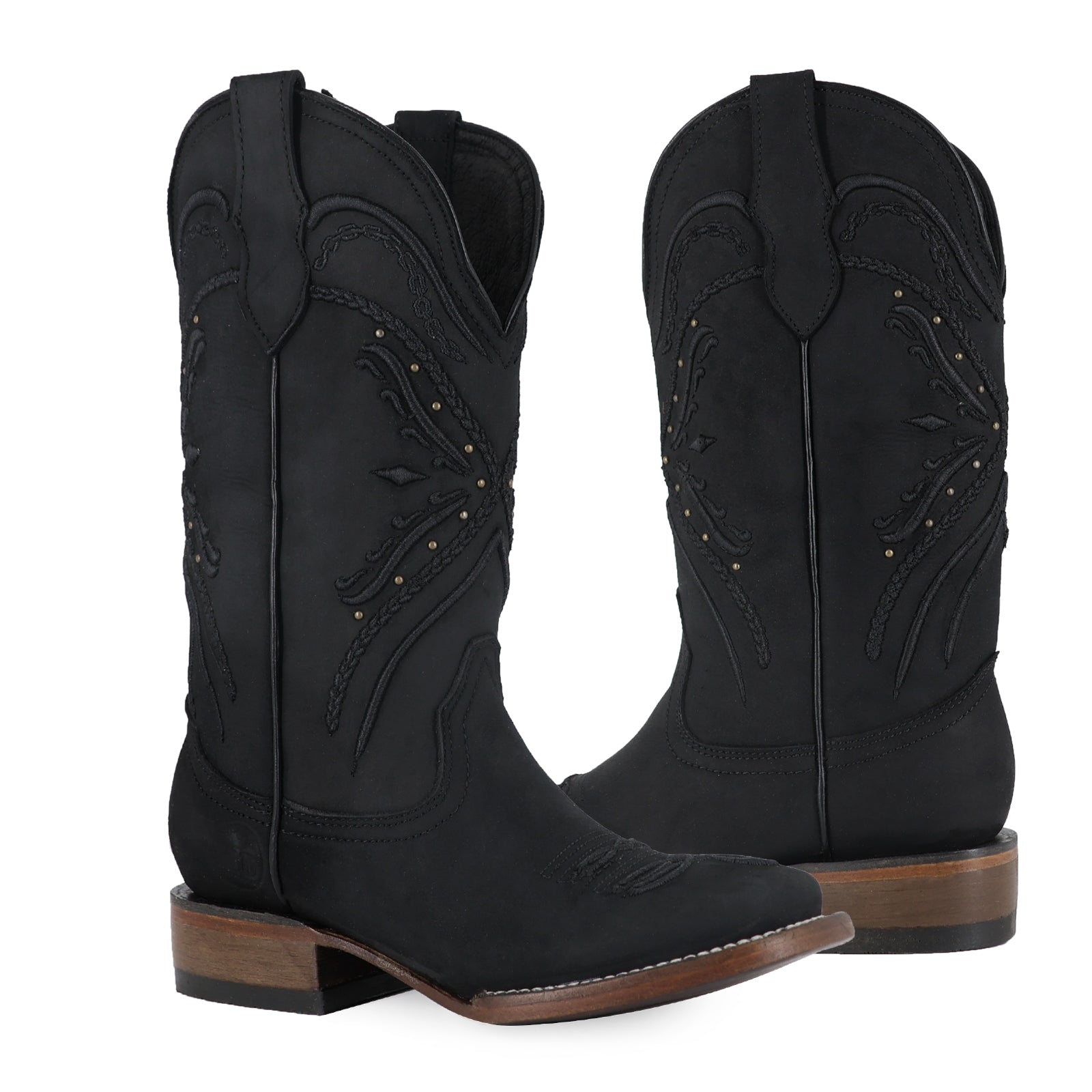 Bota vaquera para dama de piel modelo Aida