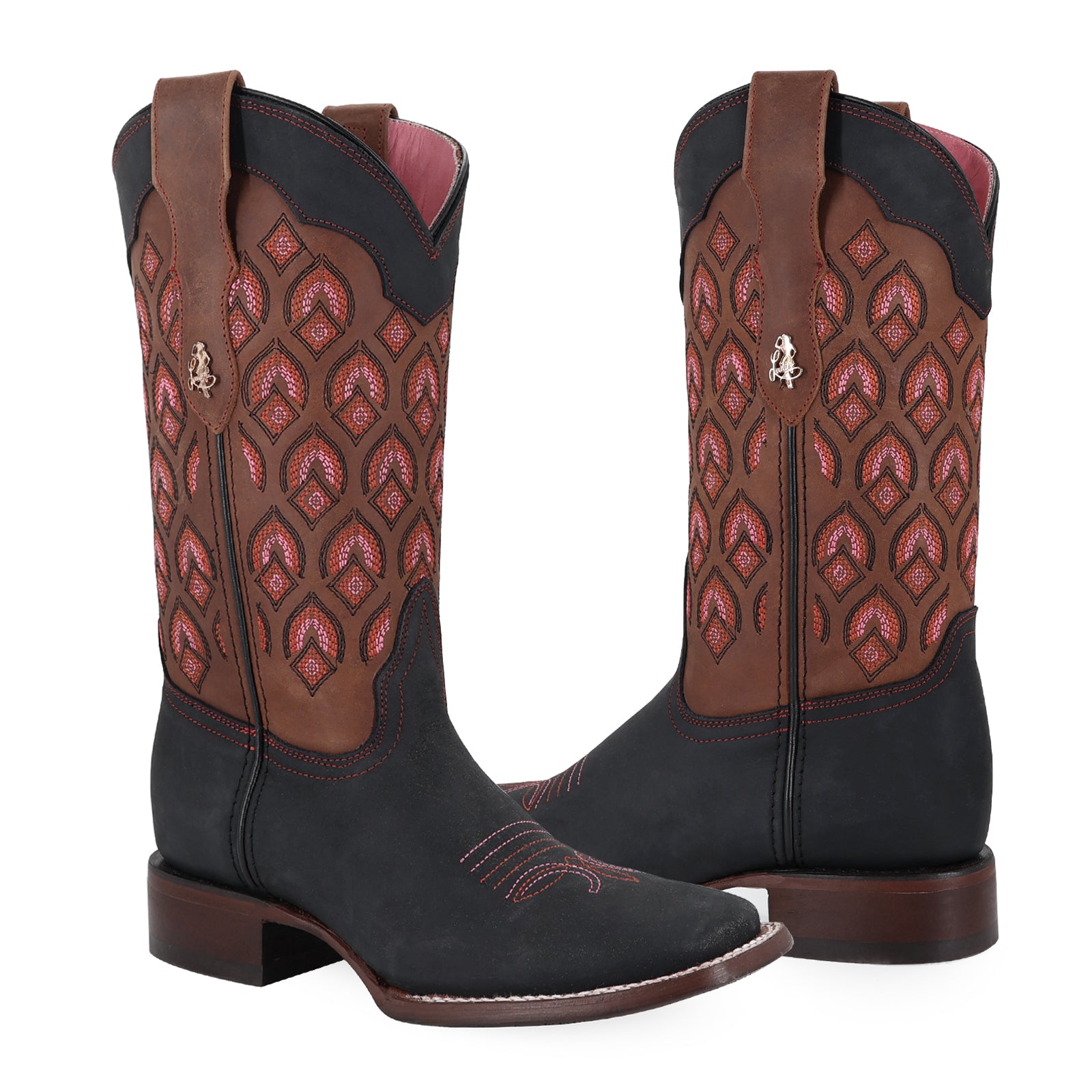 Bota Vaquera Para Dama de Piel Modelo Santorini