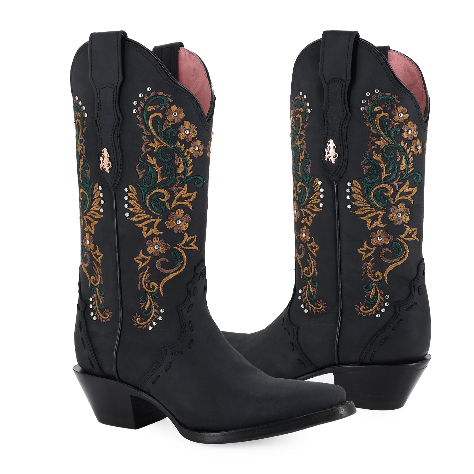 Bota vaquera para dama de piel modelo Catania