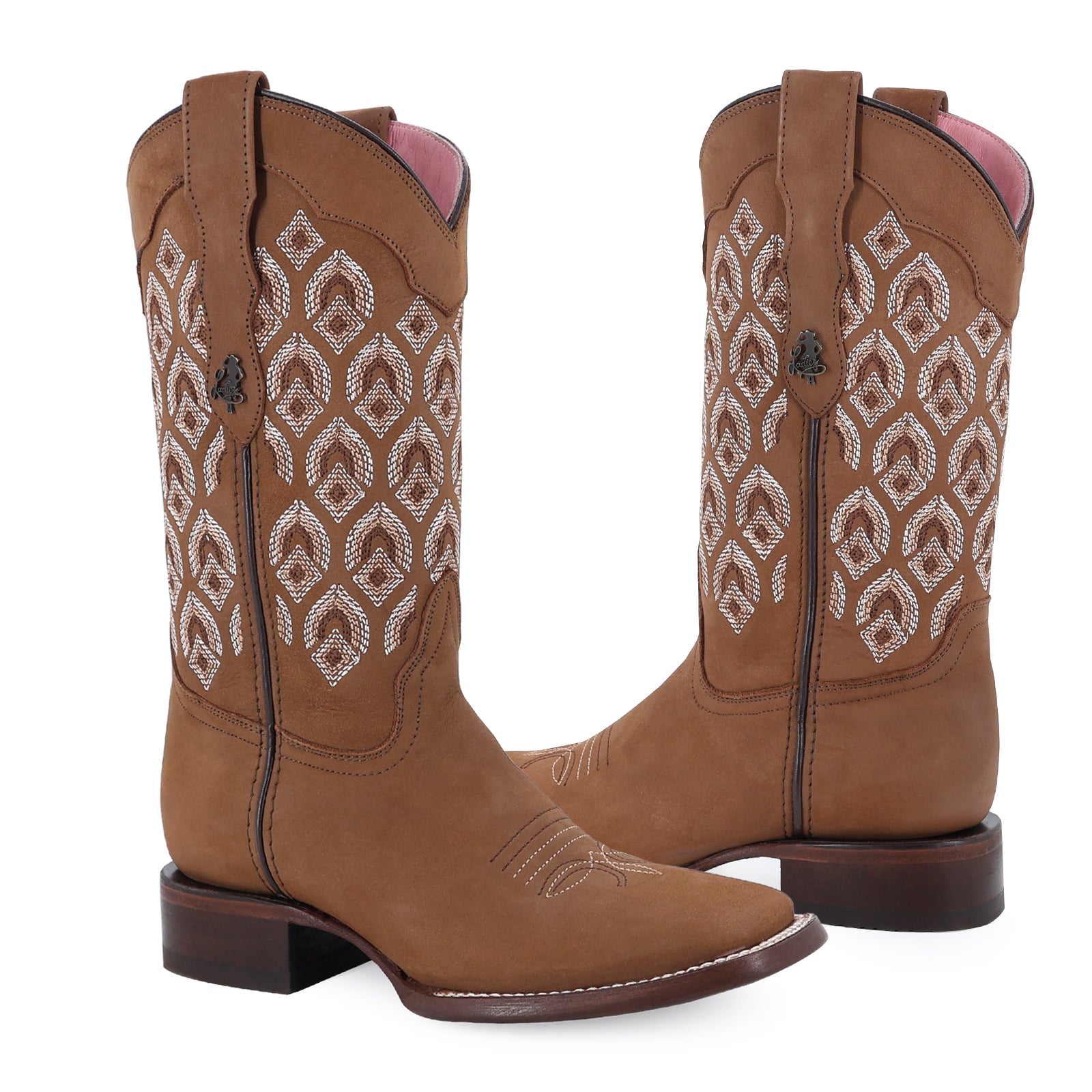 Bota Vaquera Para Dama de Piel Modelo Santorini