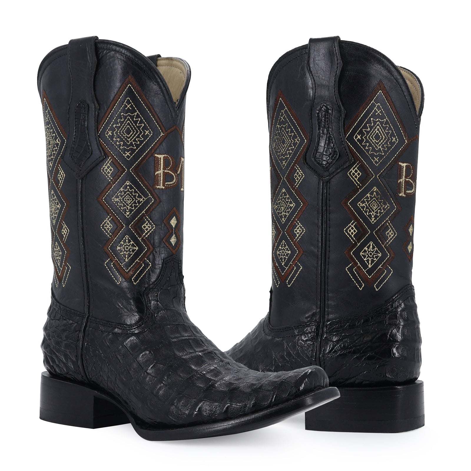 Bota Vaquera Dubai Coco Panza Negro