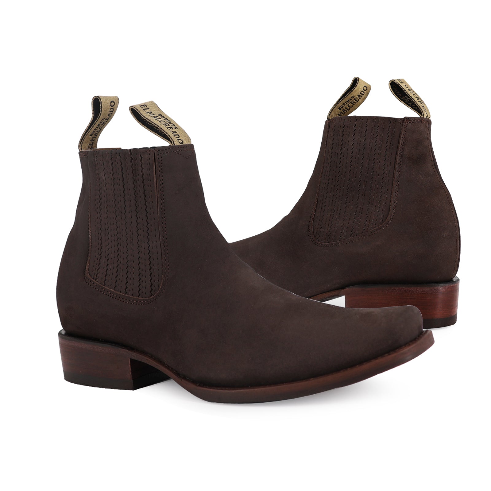 Botín Dubai Nobuck Choco