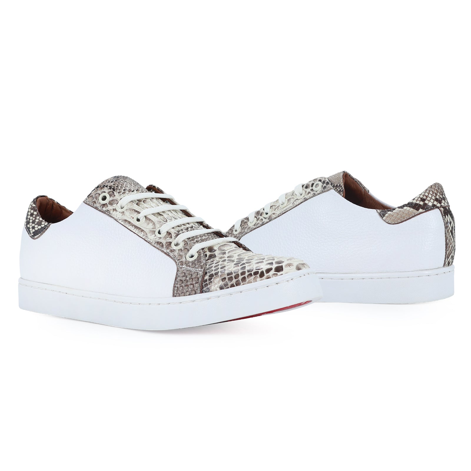 Tenis Max En Piel De Piton Natural