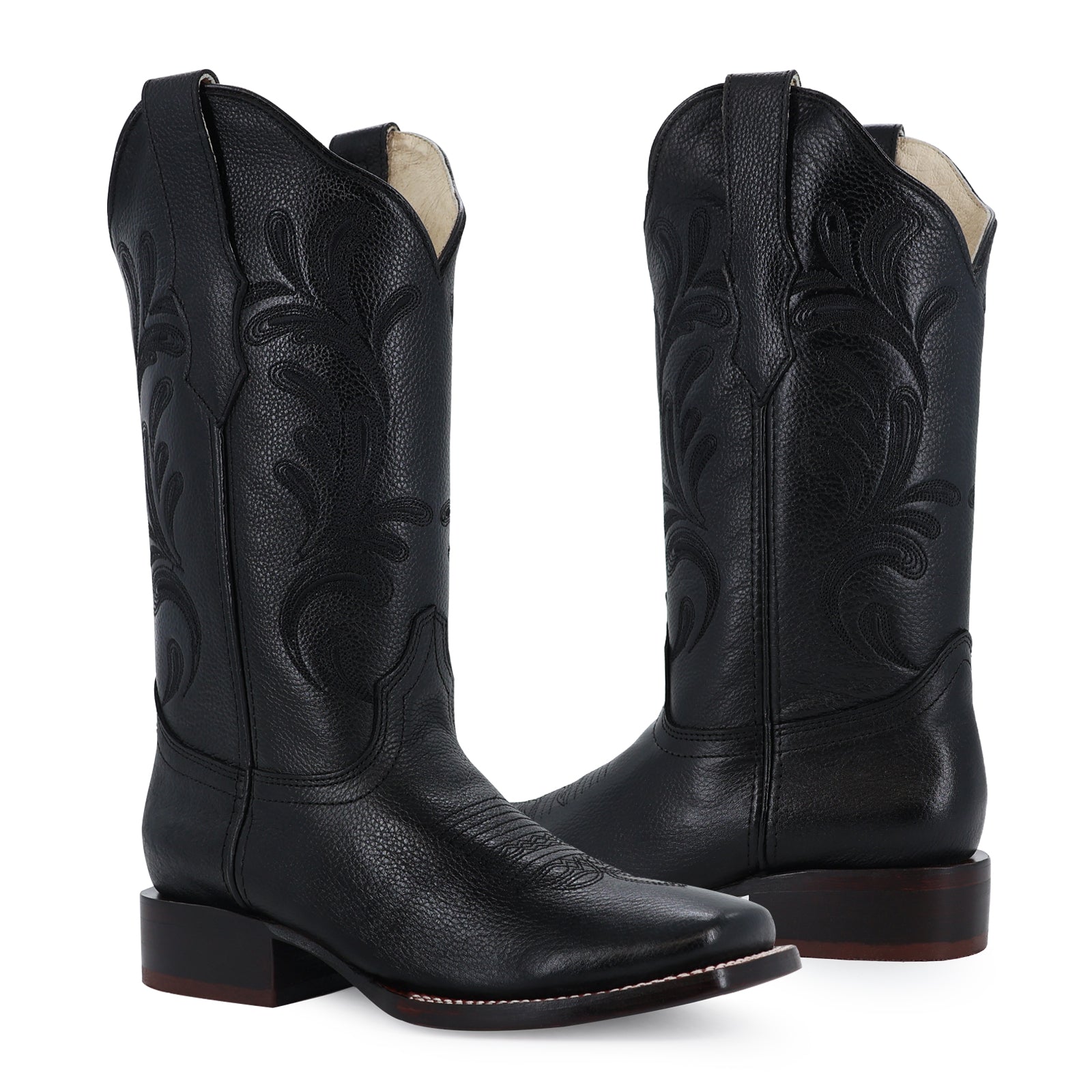 Bota vaquera para dama de piel modelo Almendra