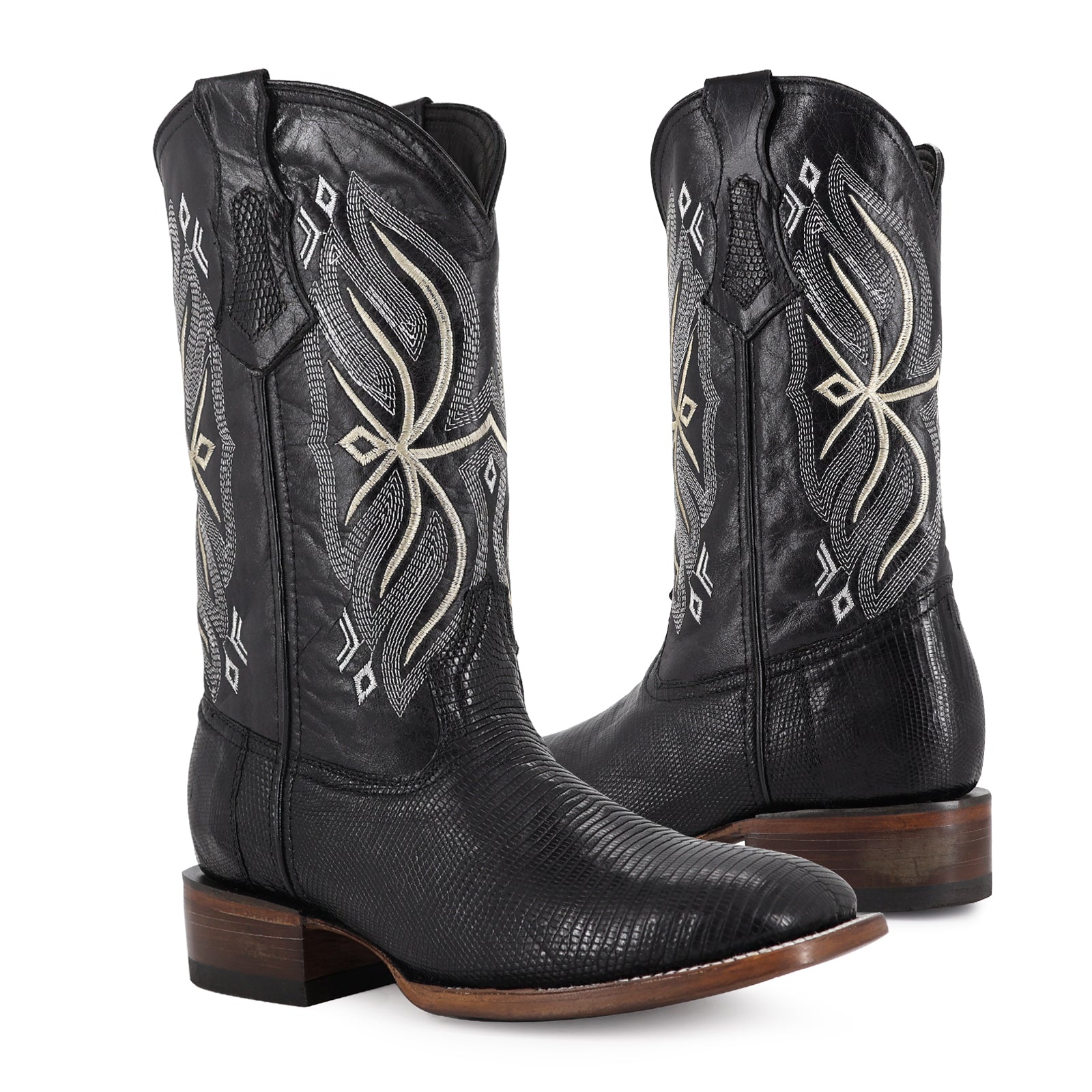 Bota Vaquera Bulldog Lizzar Negro