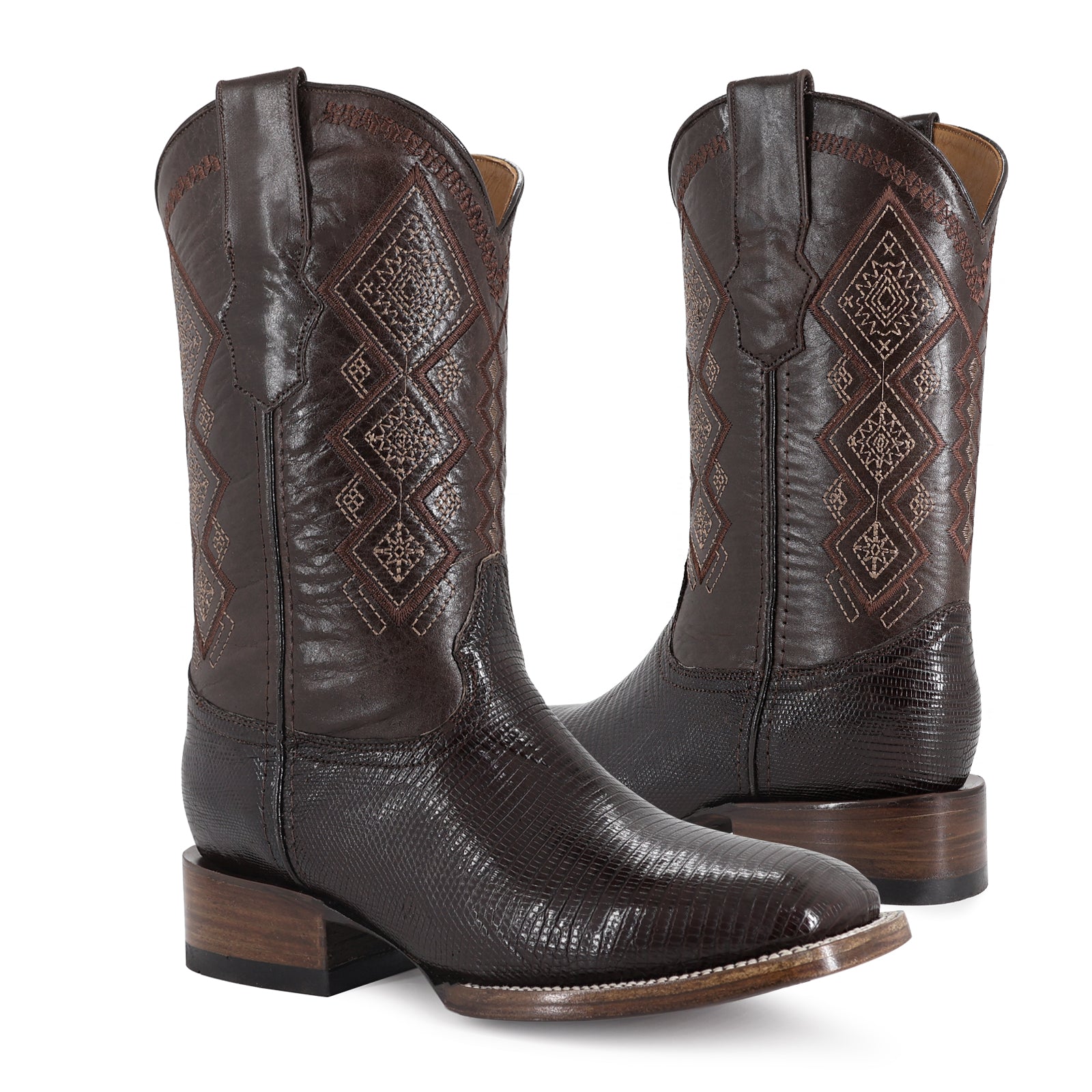 Bota Vaquera Bulldog Lizzar Cafe