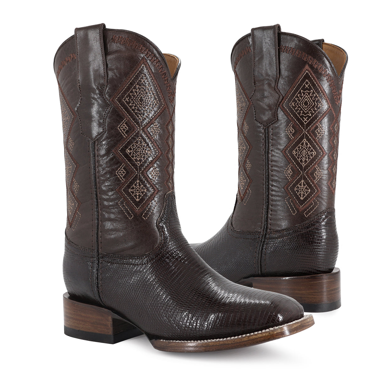 Bota Vaquera Bulldog Para Caballero Piel Lizzar