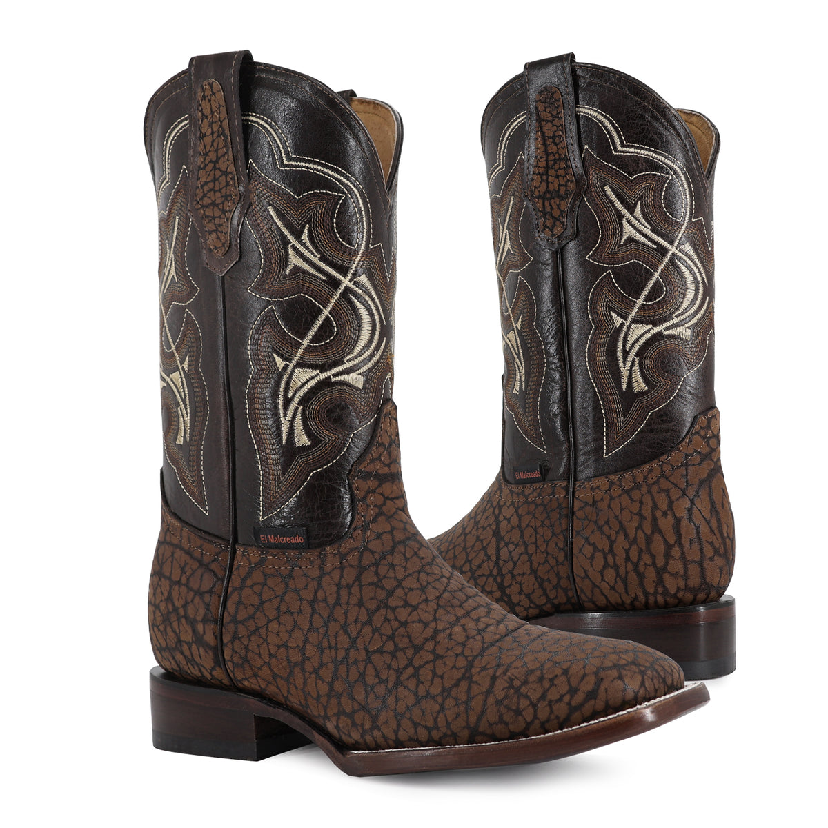 Bota Vaquera Bulldog Para Caballero Piel Cuello De Toro
