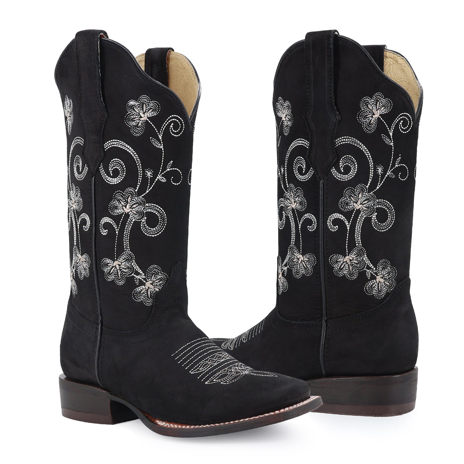 Bota vaquera para dama de piel modelo Castilla