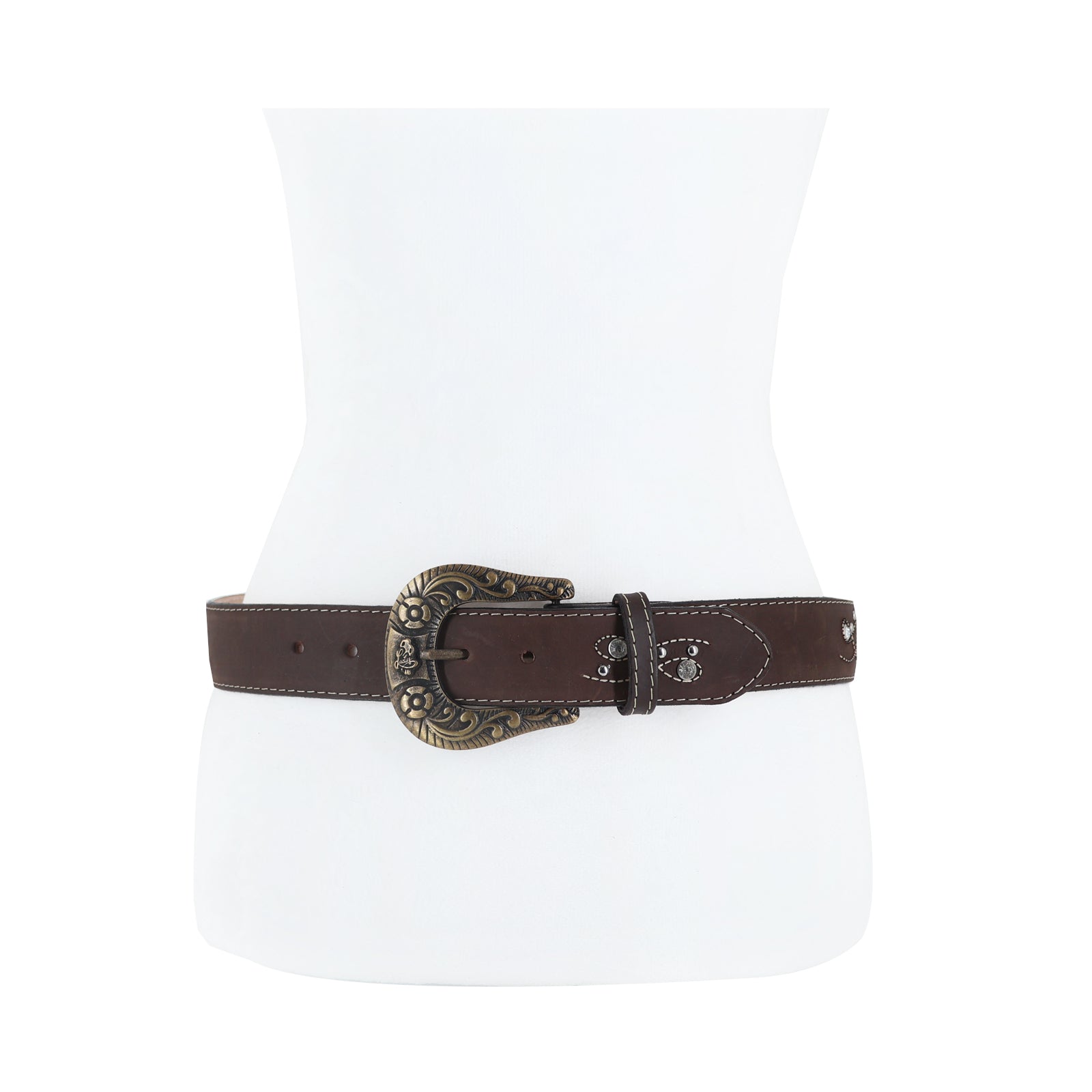 Cinto vaquero para dama modelo Ochitos