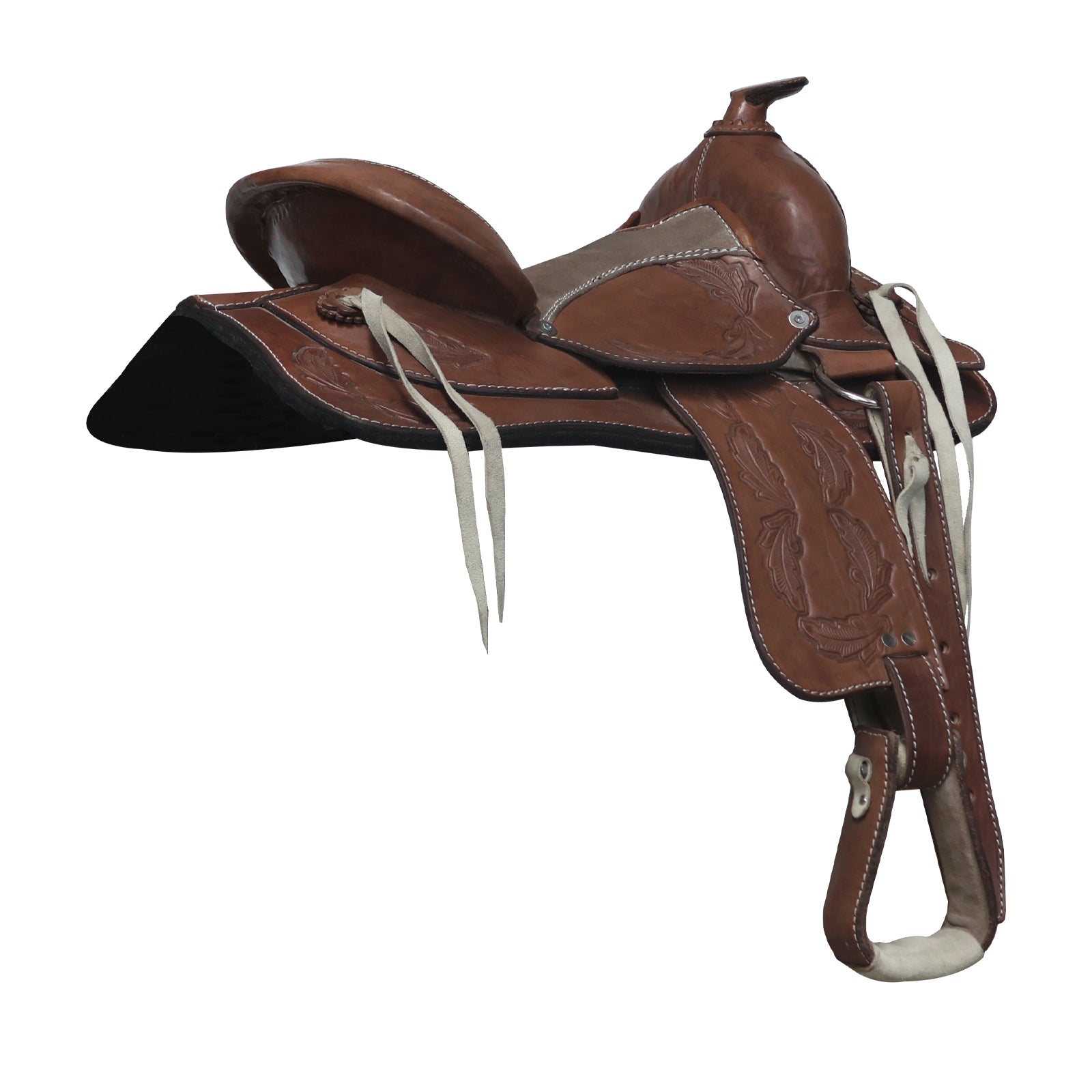 Montura Texana grabada