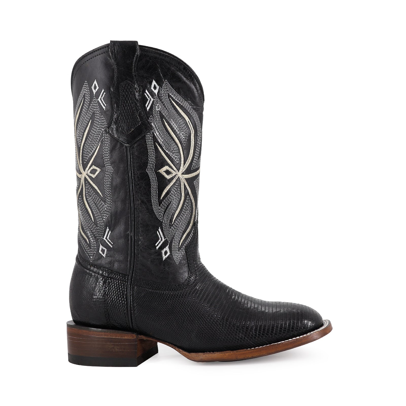 Bota Vaquera Bulldog Lizzar Negro