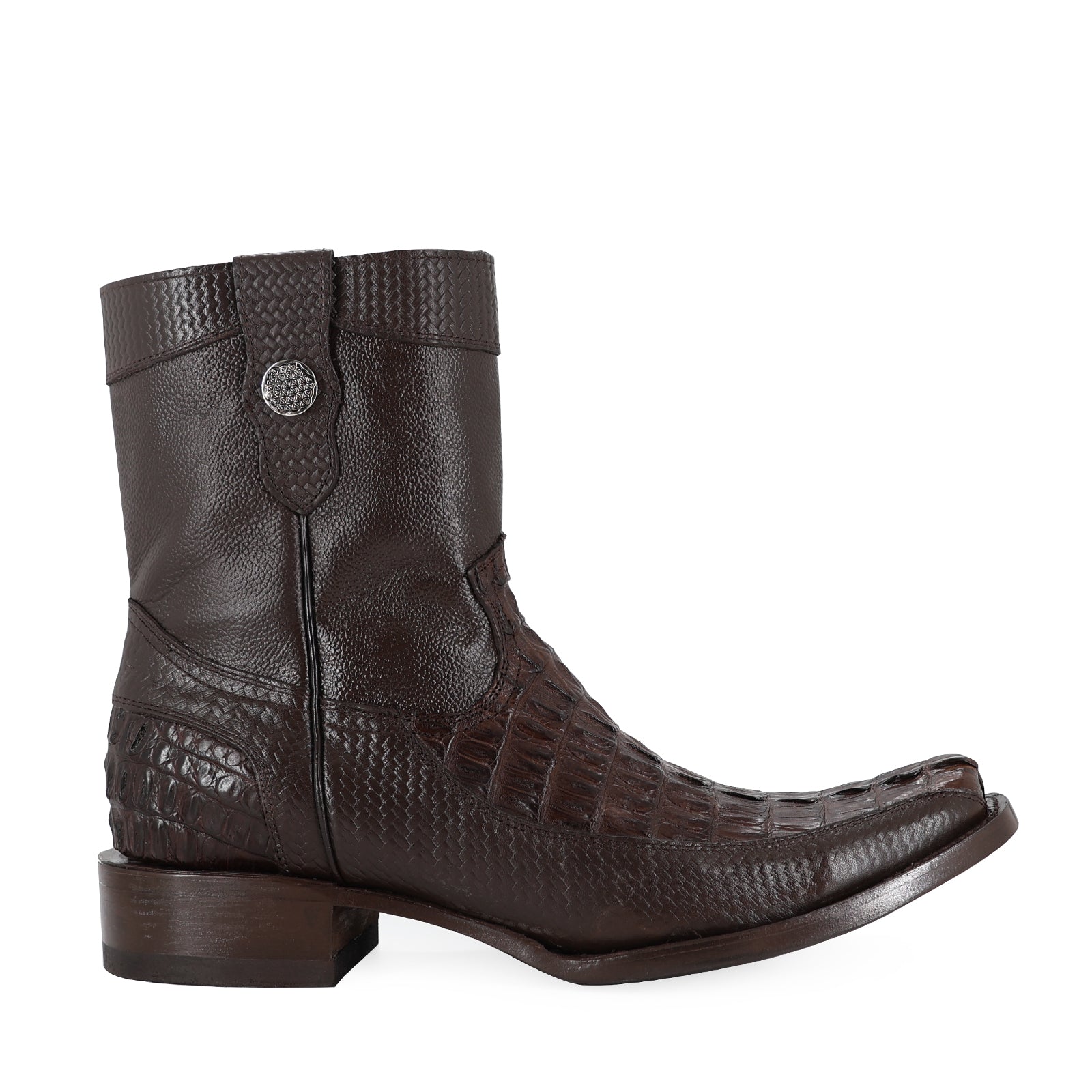 Botin Orion En Piel De Cocodrilo