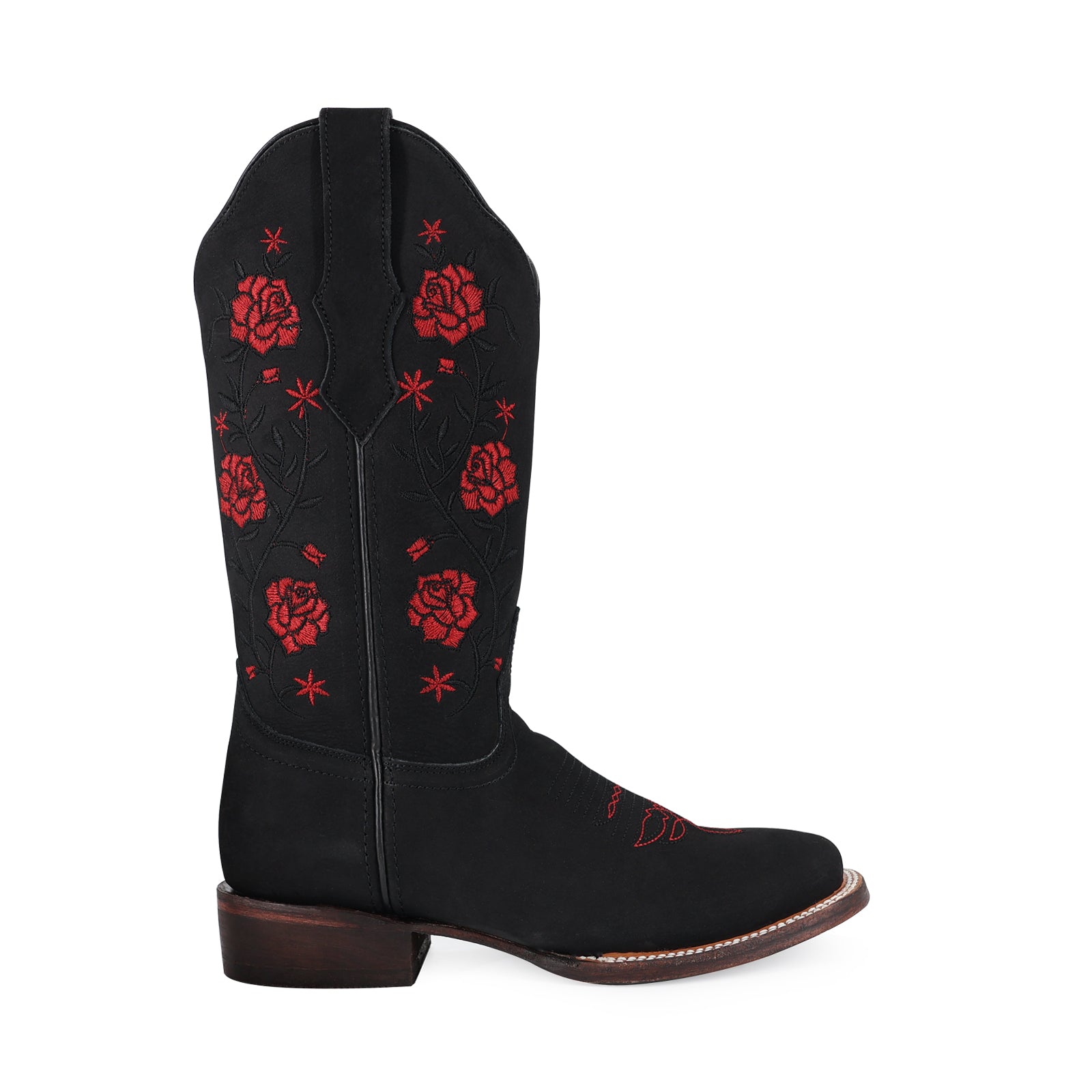 Bota vaquera para dama de piel modelo Rosalia