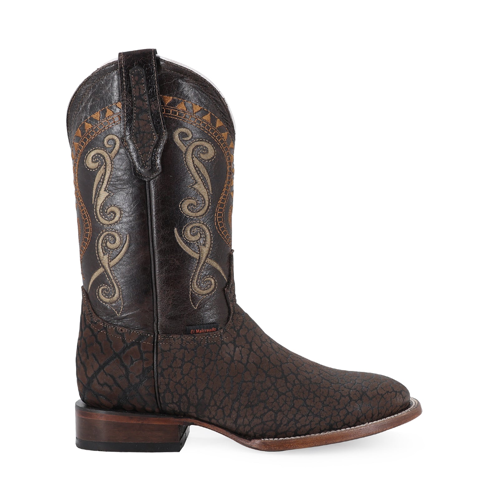 Bota Vaquera Bulldog Cuello De Toro Chocolate