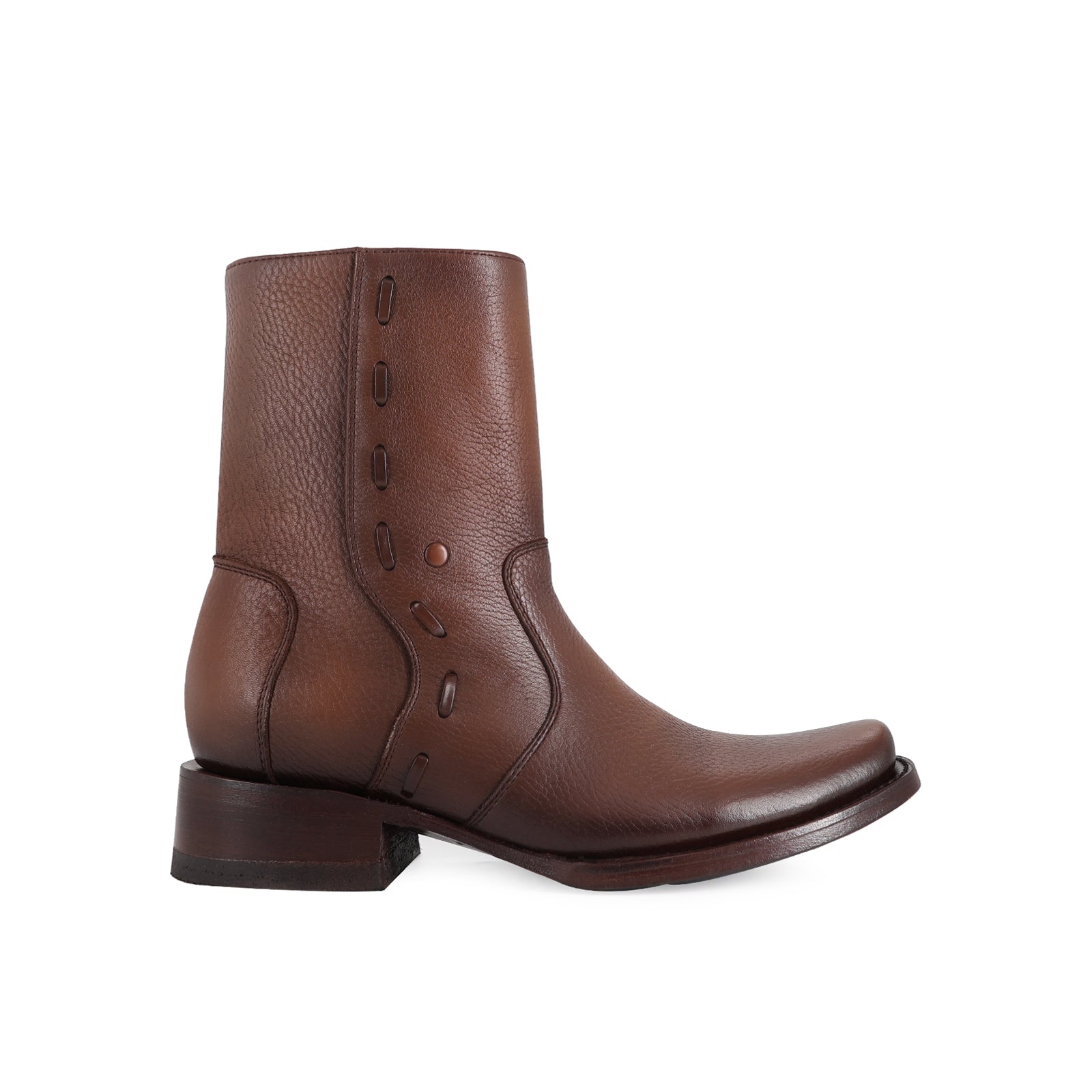 Botin Vaquero Estilo Vegas Brandy