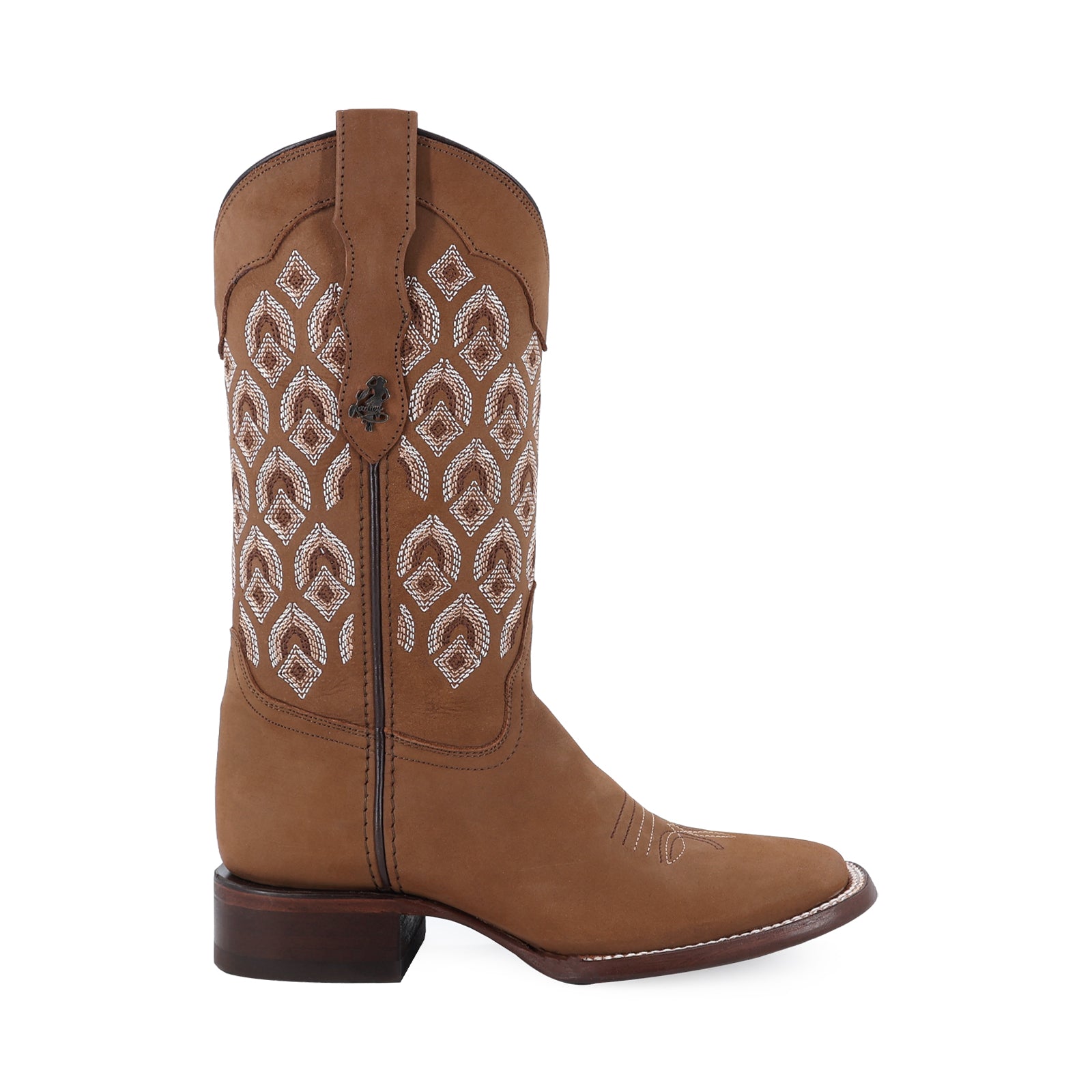 Bota Vaquera Para Dama de Piel Modelo Santorini