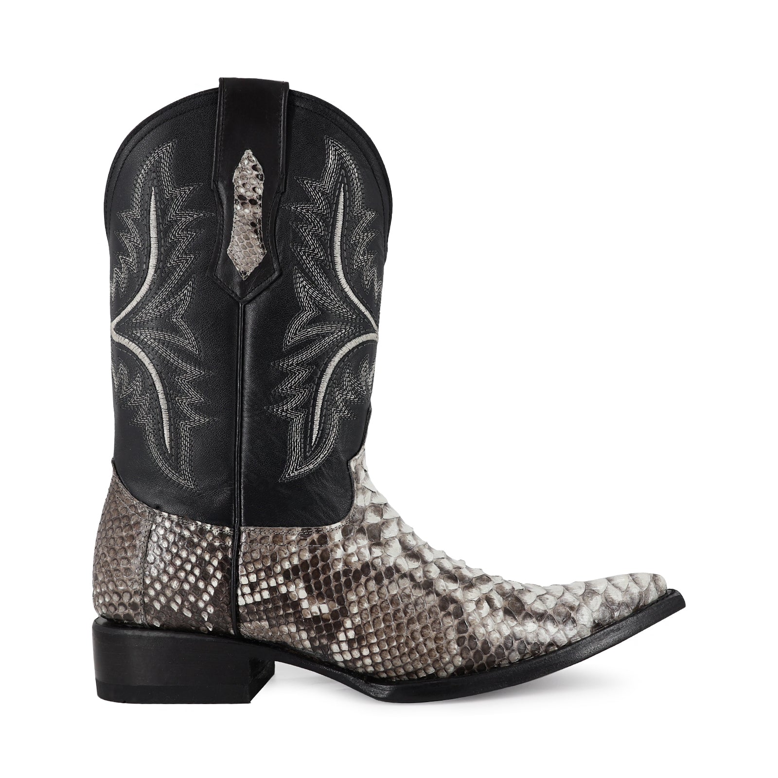 Bota Vaquera Chihuahua Pitón Natural