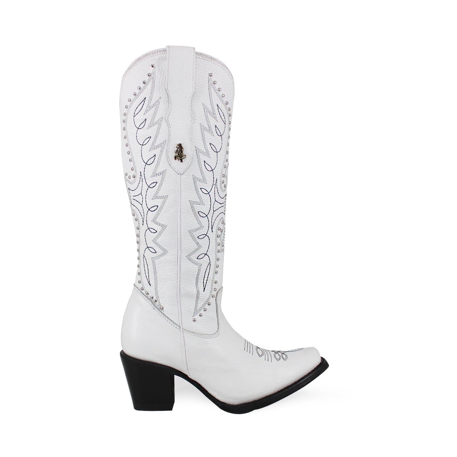 Bota vaquera para dama de piel modelo Liberty alta