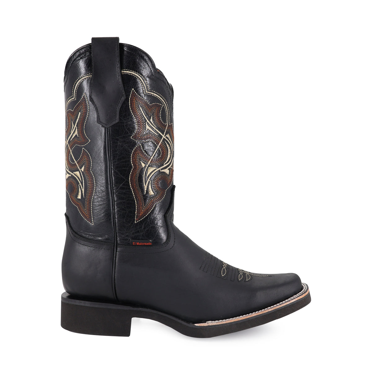 Bota Vaquera Hombre Rodeo Piel Res Suela PU