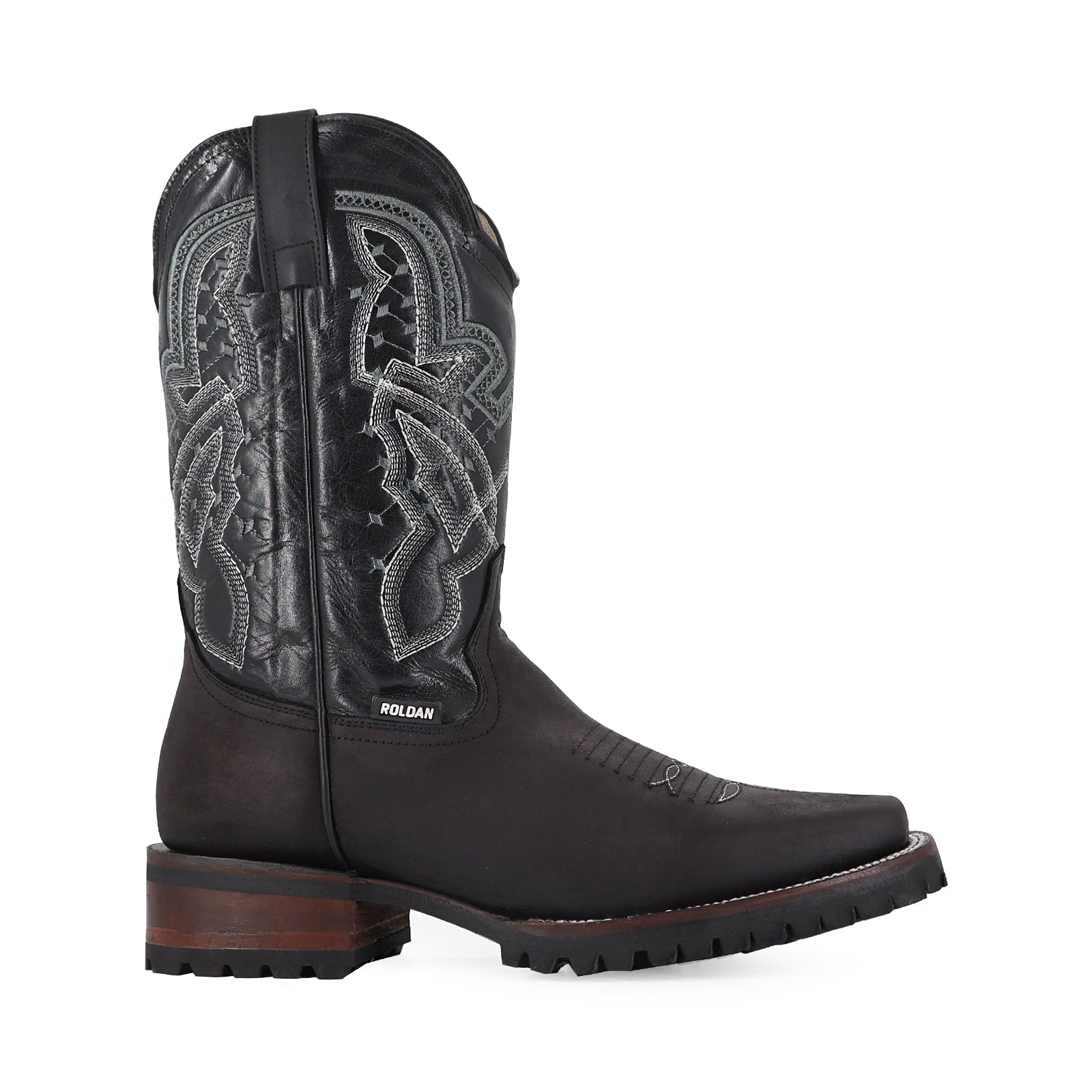 Bota Vaquera Rodeo Crazy Suela Truck Negro