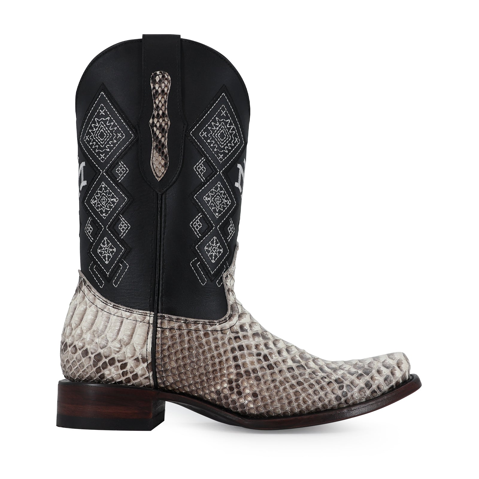 Bota Vaquera Dubai Pitón Natural
