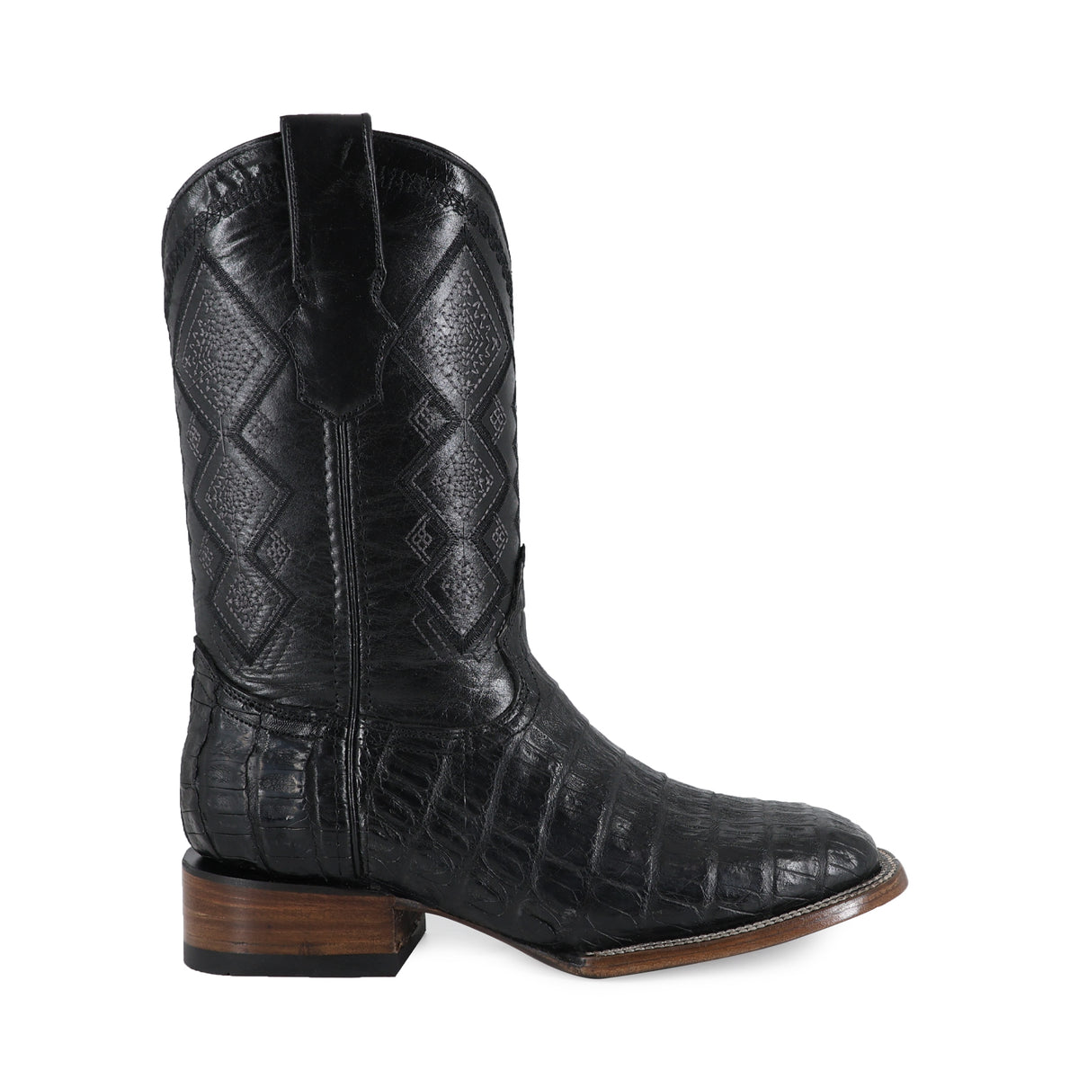 Bota Vaquera Bulldog Para Caballero Piel Cocodrilo Cola Belly