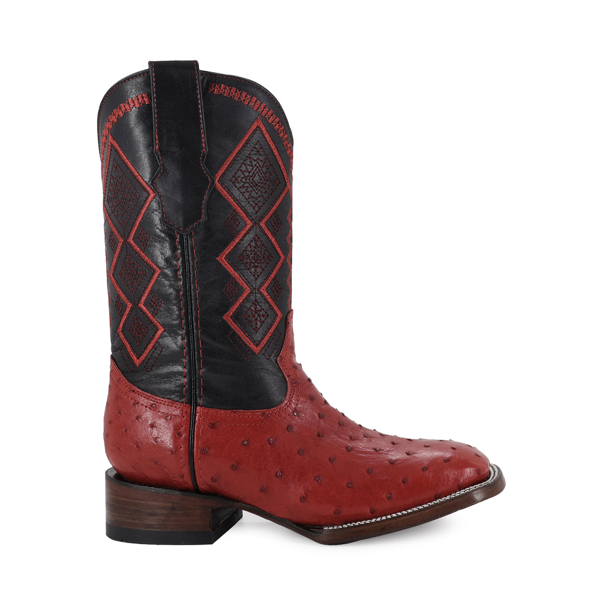 Bota Vaquera Bulldog Para Caballero Piel De Avestruz