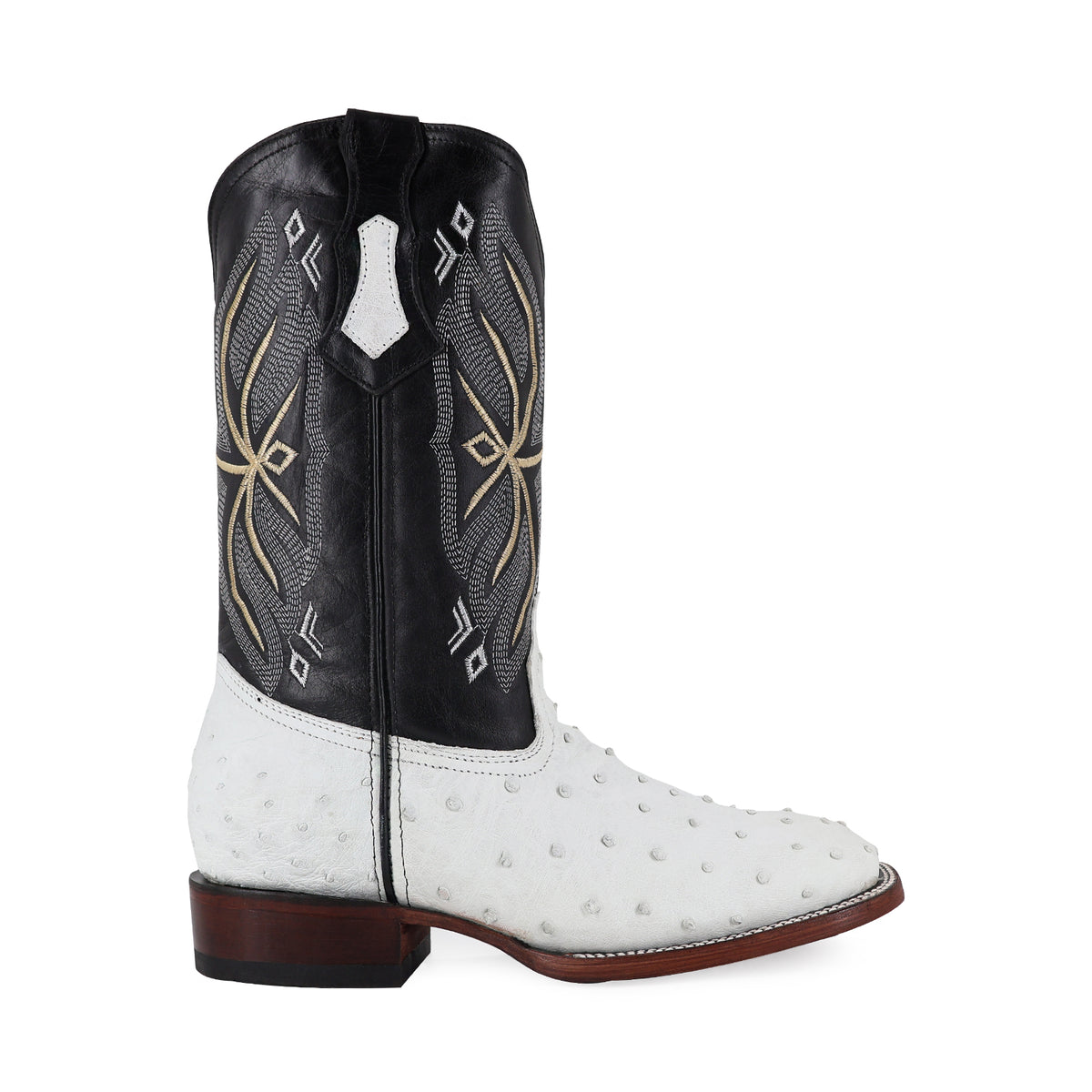 Bota Vaquera Bulldog Para Caballero Piel De Avestruz