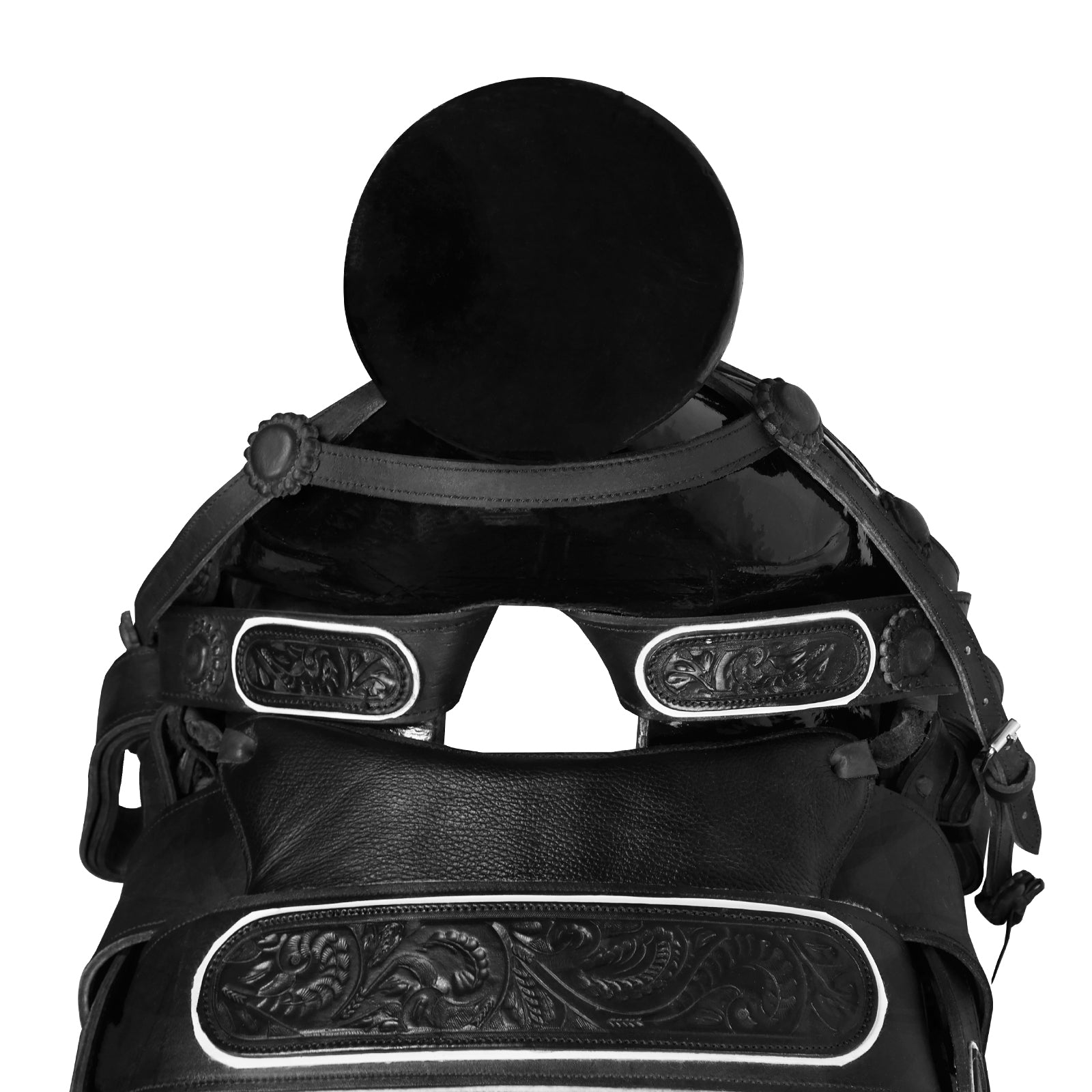 Montura Cuadrada Negro Cincelada